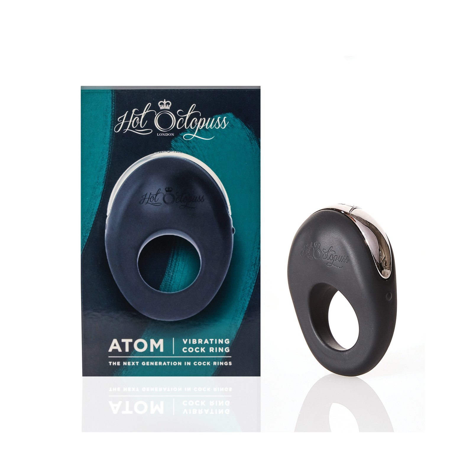 Hot Octopuss Atom Cock Ring - Black Hot Octopuss Atom Cock Ring - Black