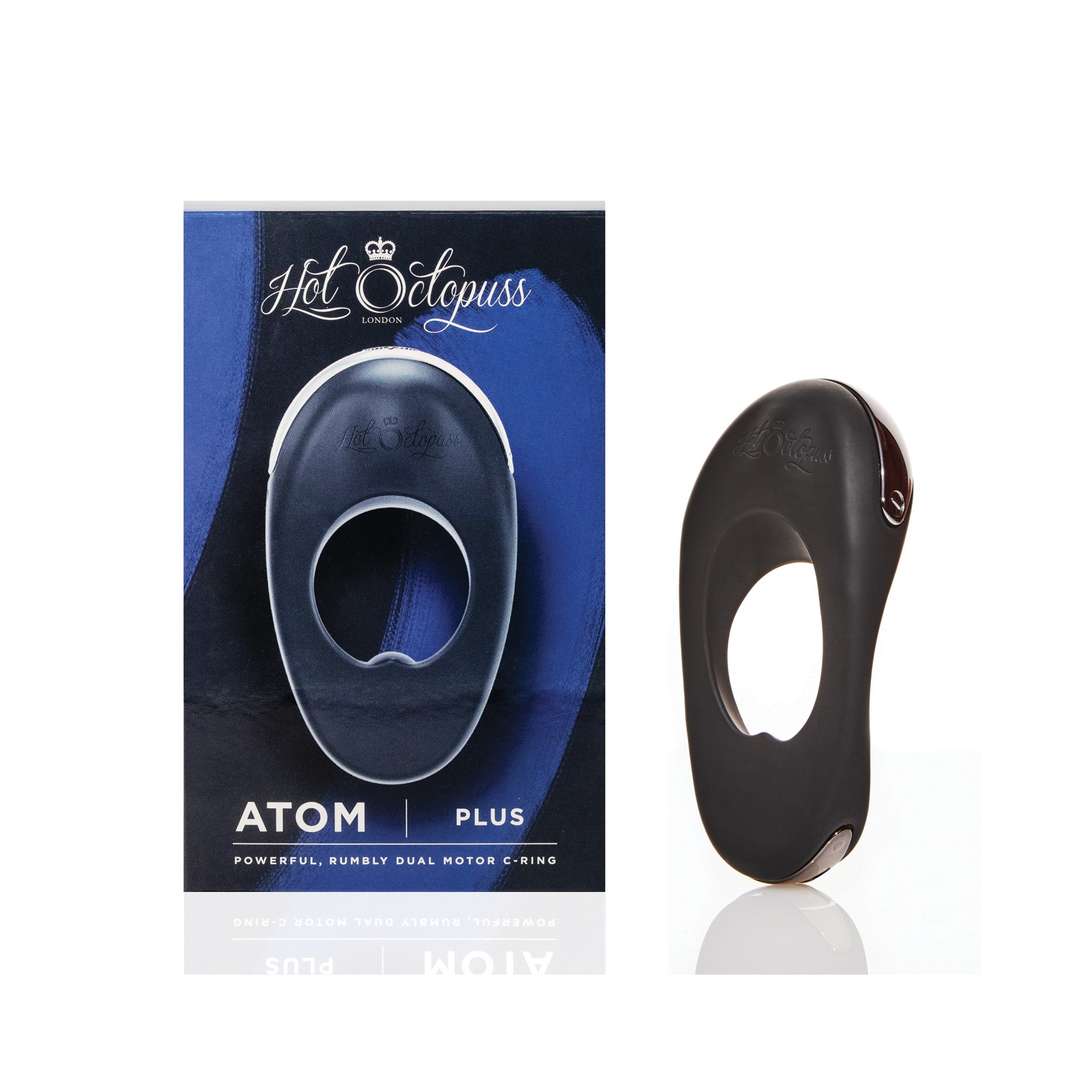 Hot Octopuss Atom Plus Cock Ring Black Hot Octopuss Atom Plus Cock Ring Black