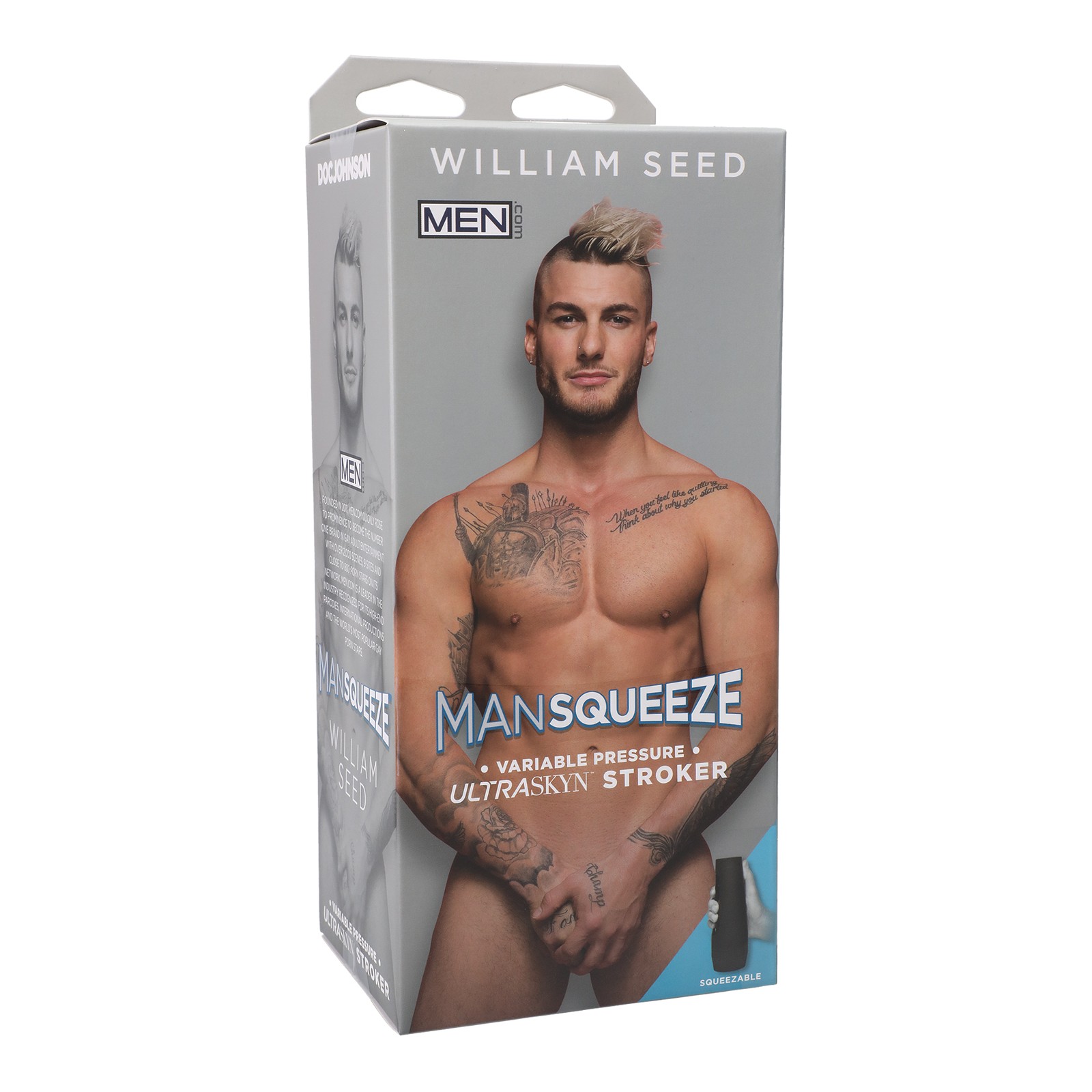Man Squeeze ULTRASKYN Ass Stroker - William Seed Man Squeeze ULTRASKYN Ass Stroker - William Seed