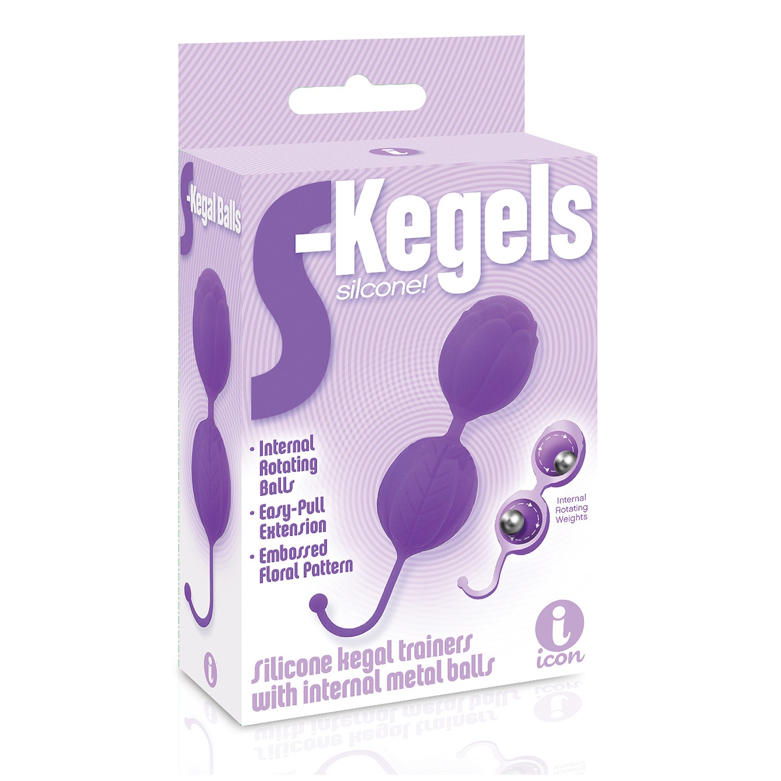 The 9's S-Kegels Silicone Balls Purple The 9's S-Kegels Silicone Balls Purple