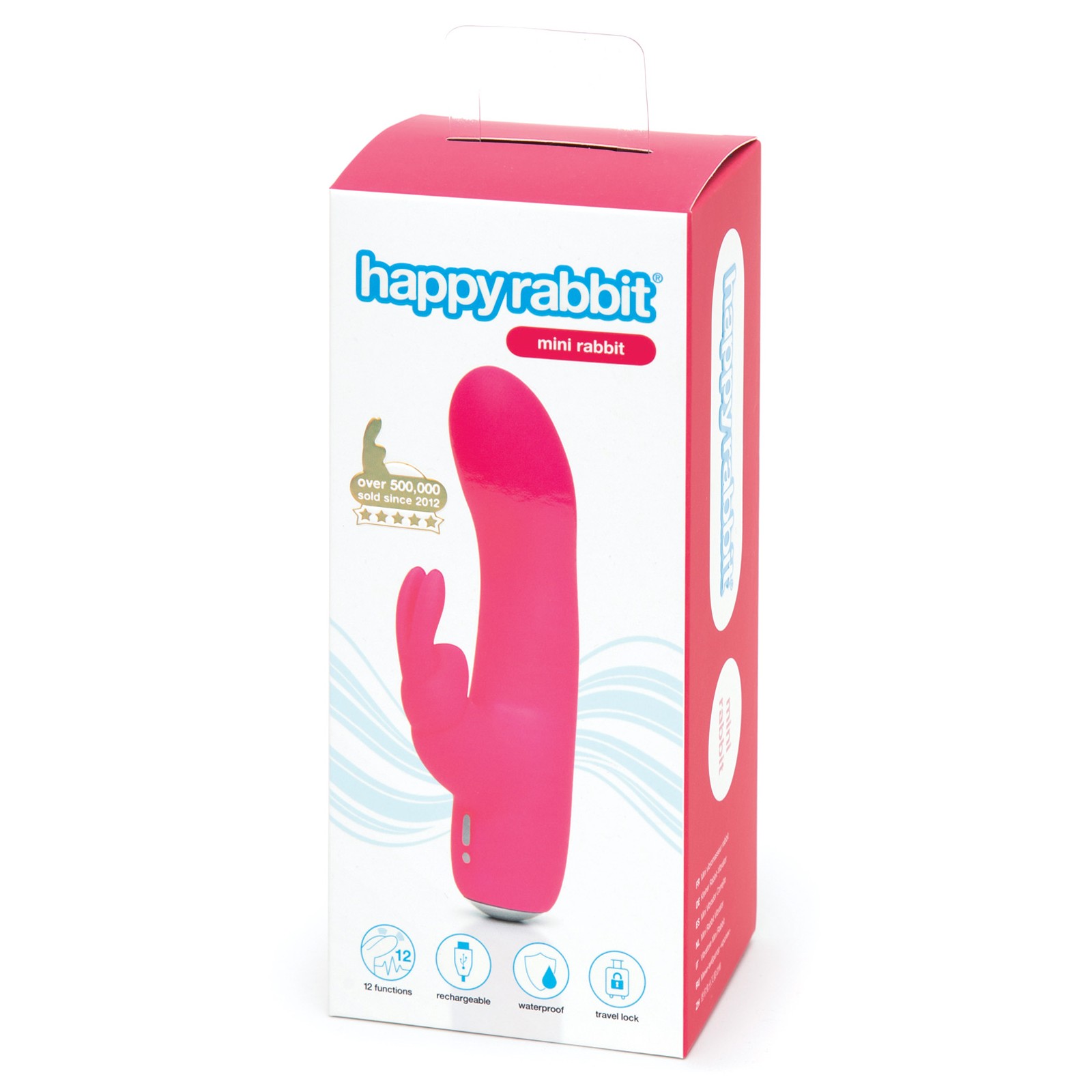 Vibrador Conejito Recargable Happy Rabbit Mini - Rosa Vibrador Conejito Recargable Happy Rabbit Mini - Rosa