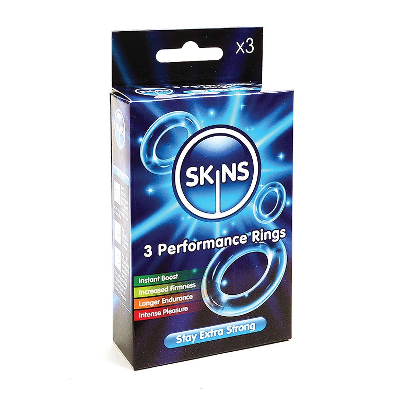 Skins Performance Rings Extra Strong Pack of 3 Skins Performance Rings Extra Strong Pack of 3