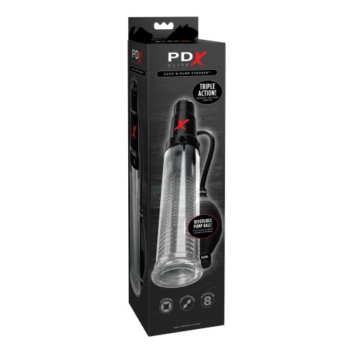 PDX Elite Suck N Pump Stroker para Placer Supremo