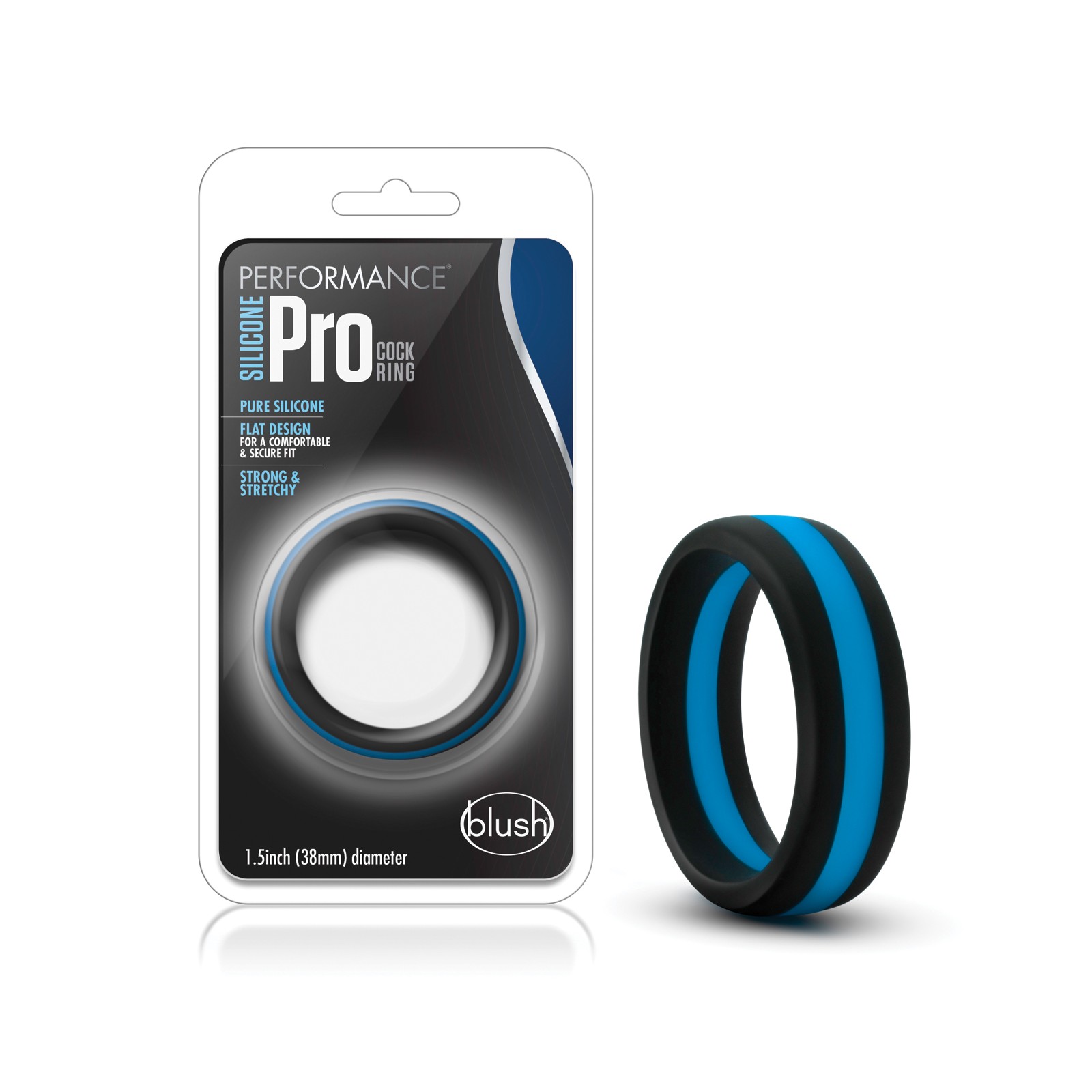 Anillo para Pene Blush Performance Silicone Go Pro Anillo para Pene Blush Performance Silicone Go Pro