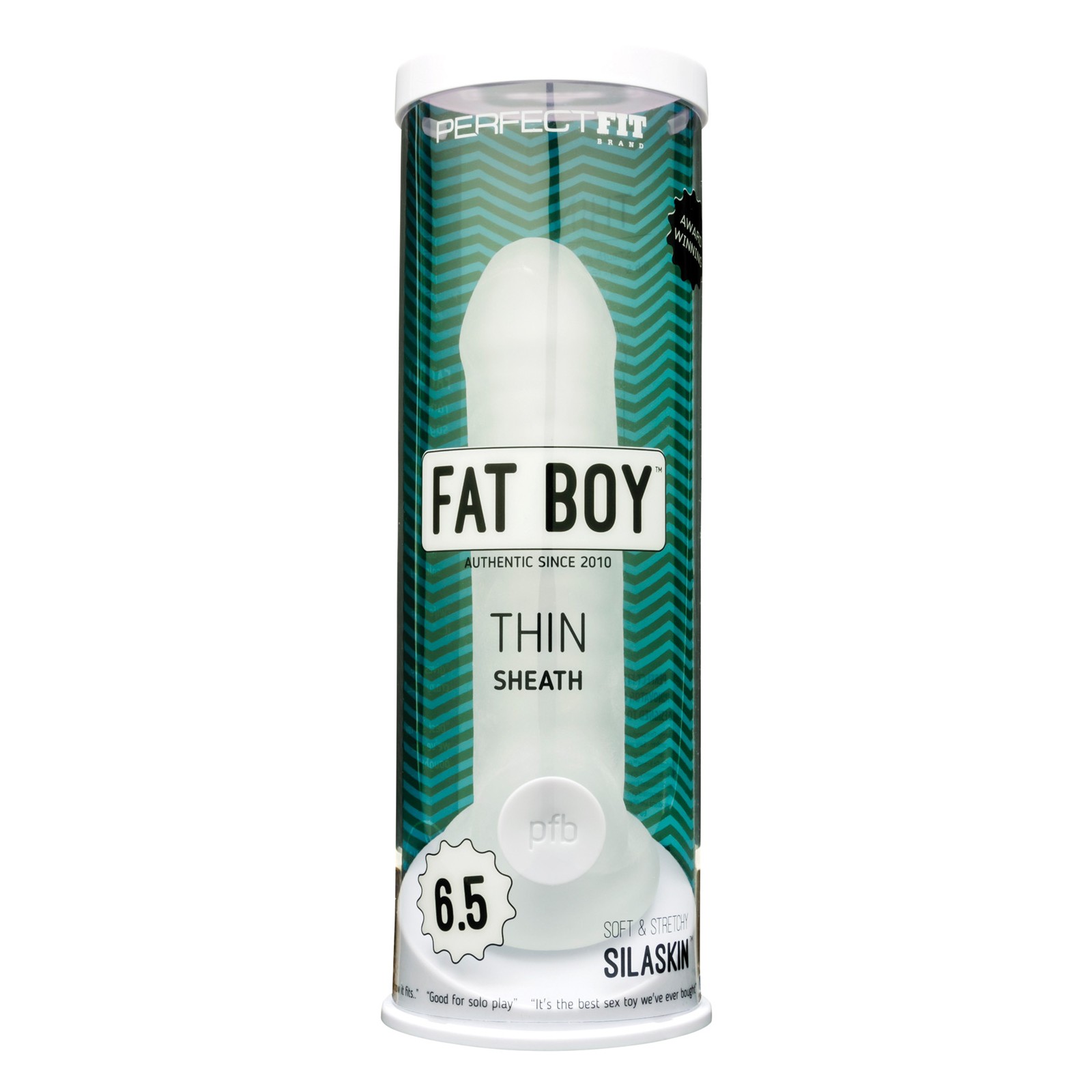 Perfect Fit Fat Boy Thin de 6.5 Pulgadas - Claro Perfect Fit Fat Boy Thin de 6.5 Pulgadas - Claro