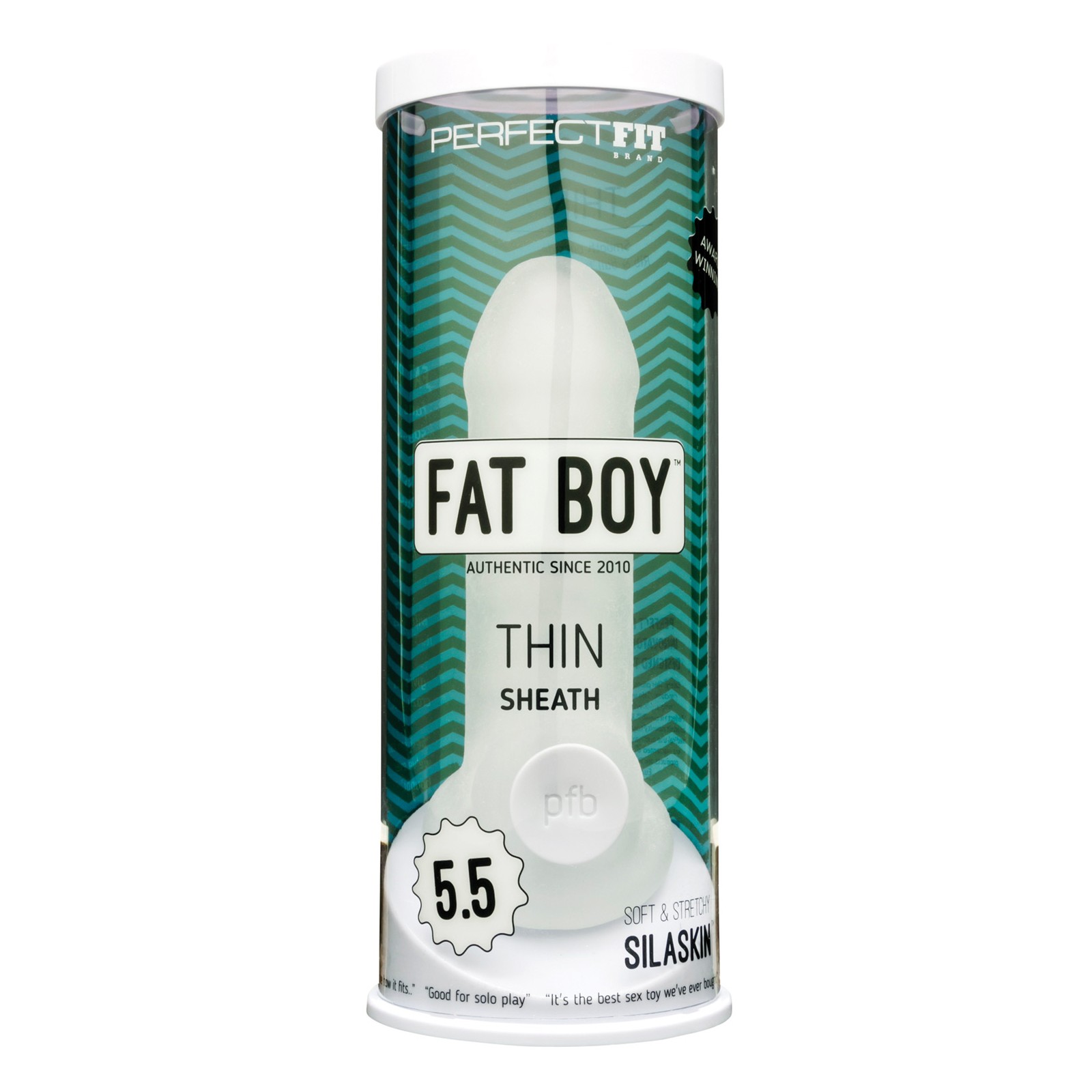 Perfect Fit Fat Boy Thin 5.5 Pulgadas Transparente - Aumentador de Grosor Perfect Fit Fat Boy Thin 5.5 Pulgadas Transparente - Aumentador de Grosor