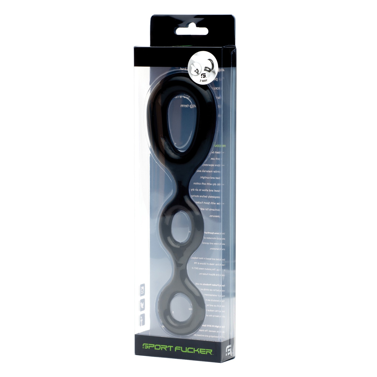 Sport Fucker 3 Vías Juguete Sexual Versátil - Negro Sport Fucker 3 Vías Juguete Sexual Versátil - Negro