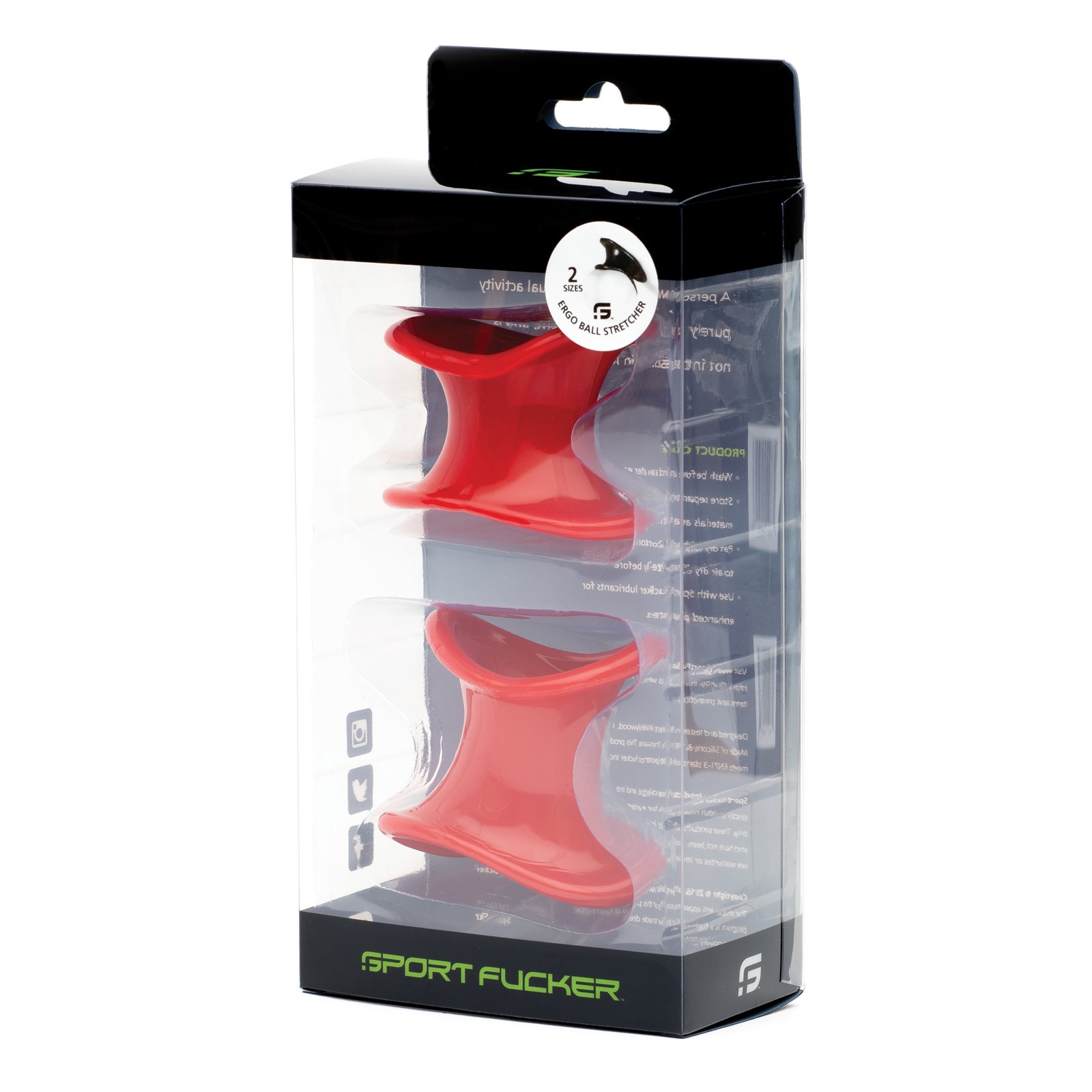 Kit de Estiramiento Ergonómico para Testículos Sport Fucker - Rojo Kit de Estiramiento Ergonómico para Testículos Sport Fucker - Rojo