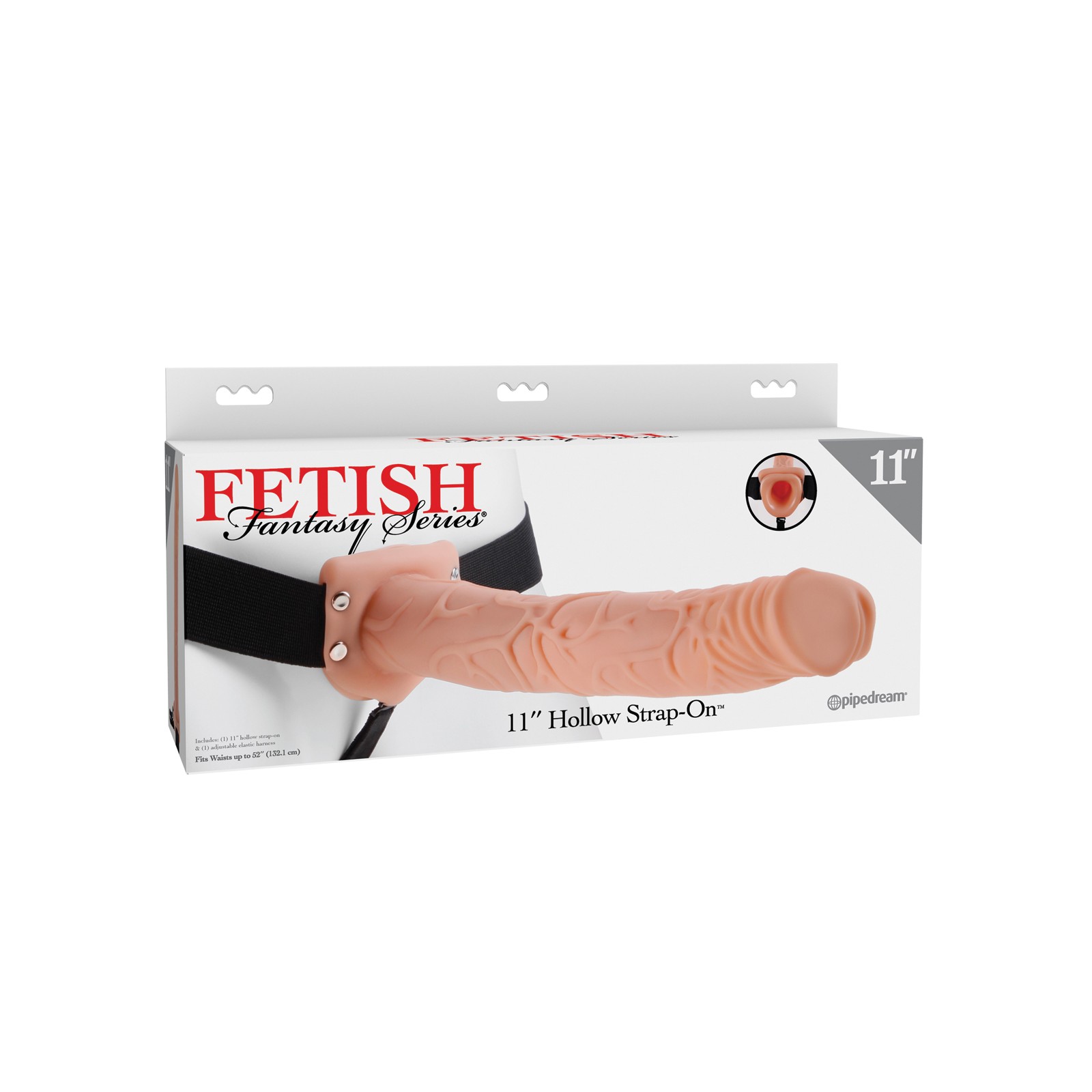 Fetish Fantasy Estrapón Hueco de 11" Carne Fetish Fantasy Estrapón Hueco de 11" Carne