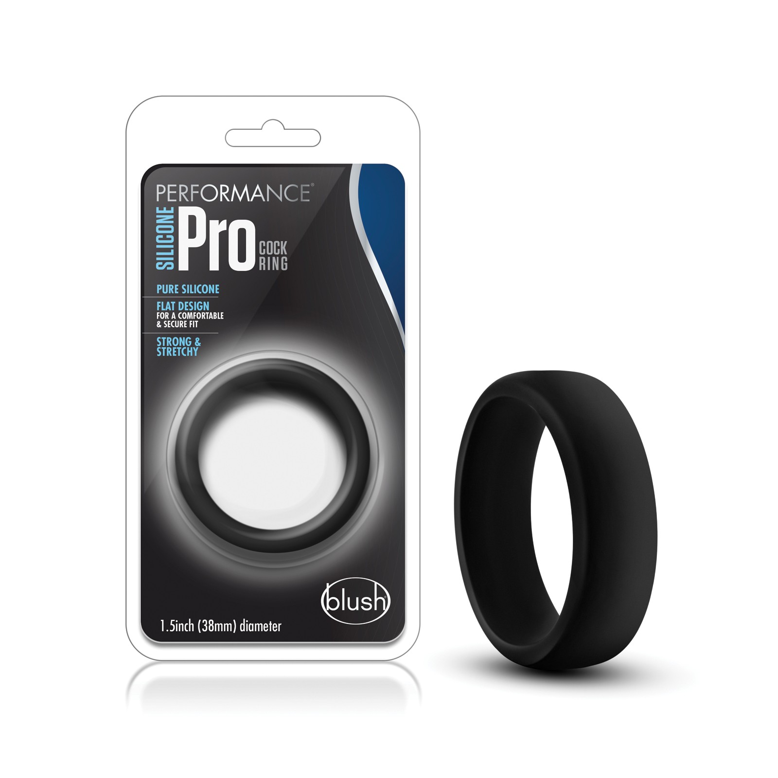 Cock Ring Blush Performance Silicone Go Pro Negro Cock Ring Blush Performance Silicone Go Pro Negro