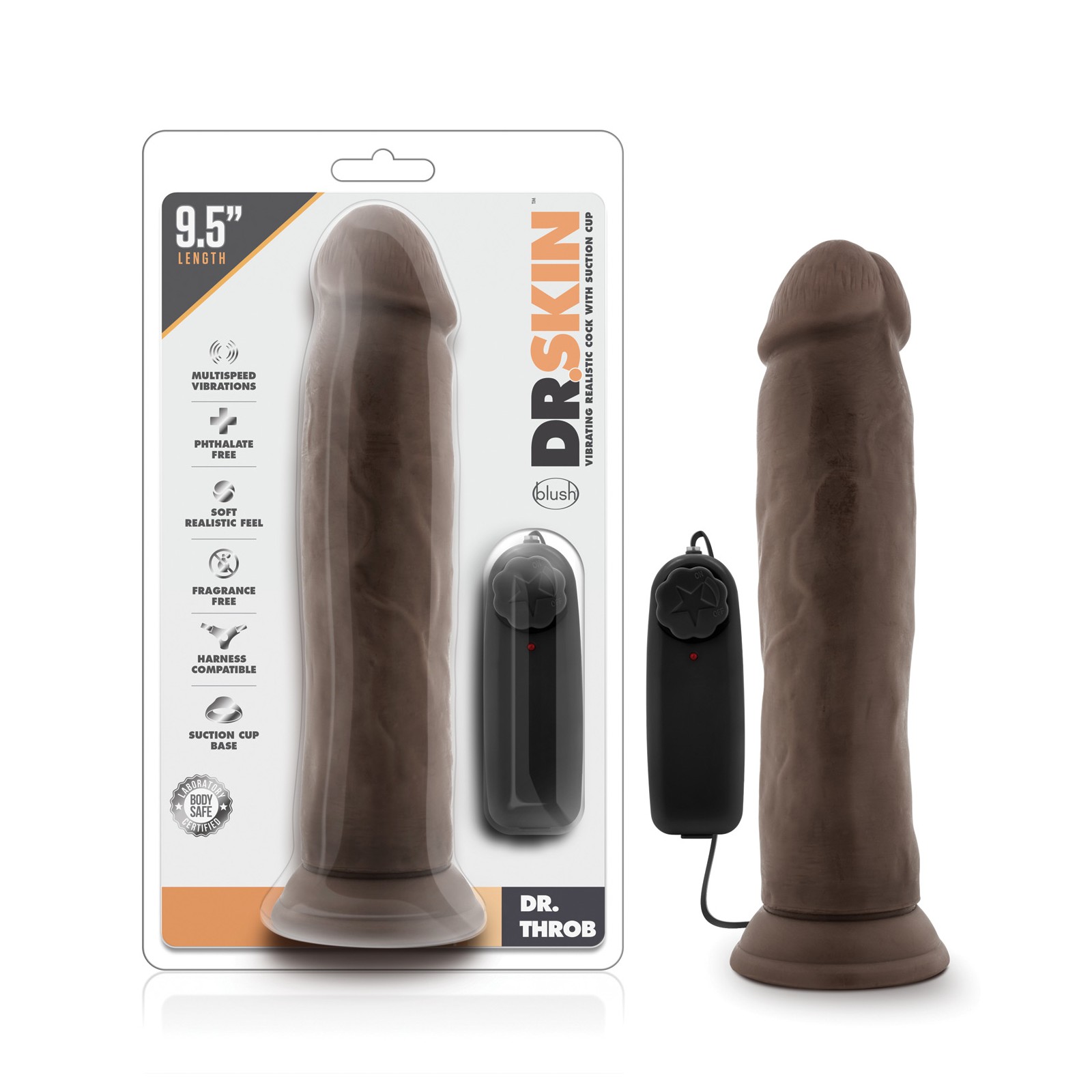 Blush Dr. Throb 9.5-Inch Cock with Suction Cup Blush Dr. Throb 9.5-Inch Cock with Suction Cup