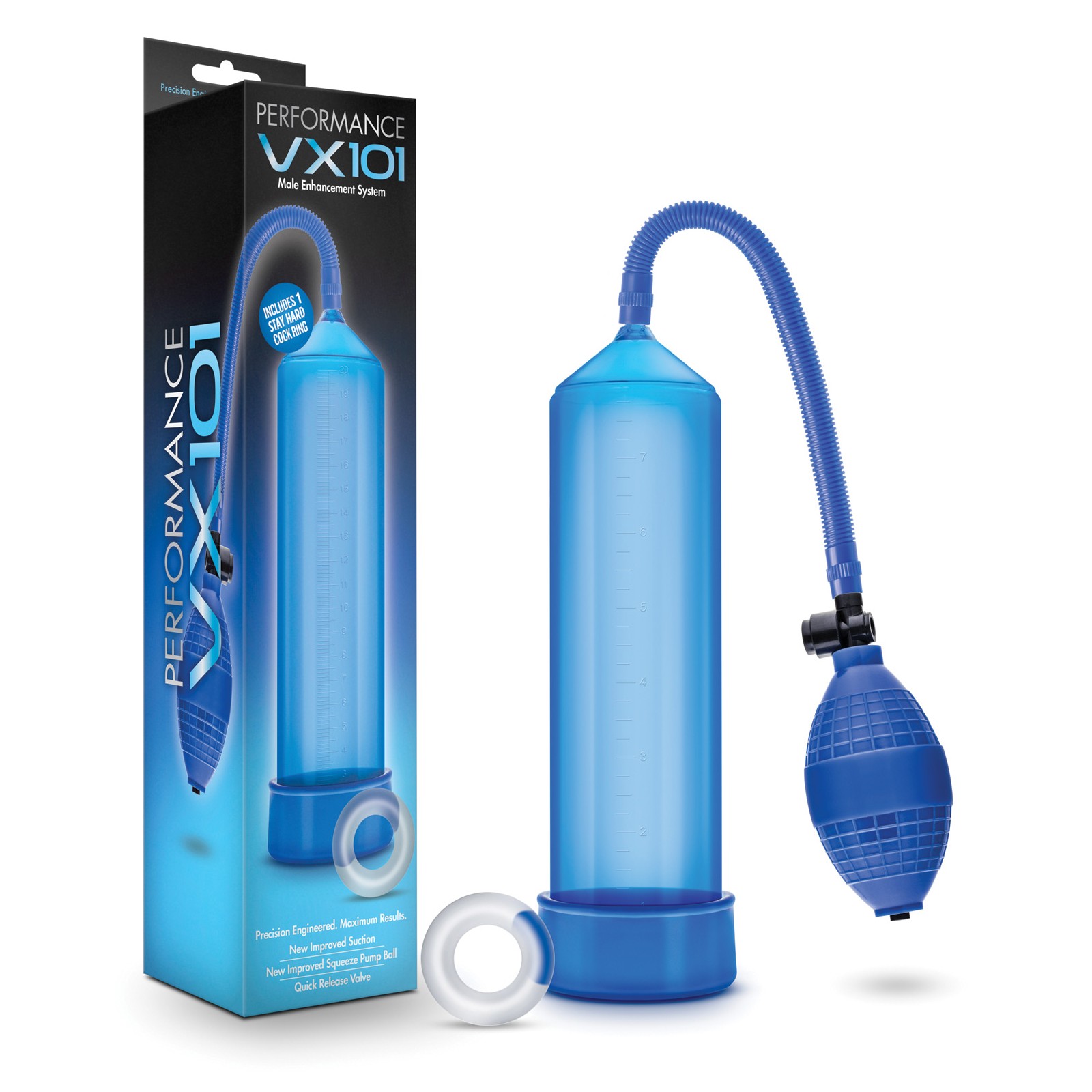 Bomba de Mejora Masculina Blush Performance VX101 Azul Bomba de Mejora Masculina Blush Performance VX101 Azul
