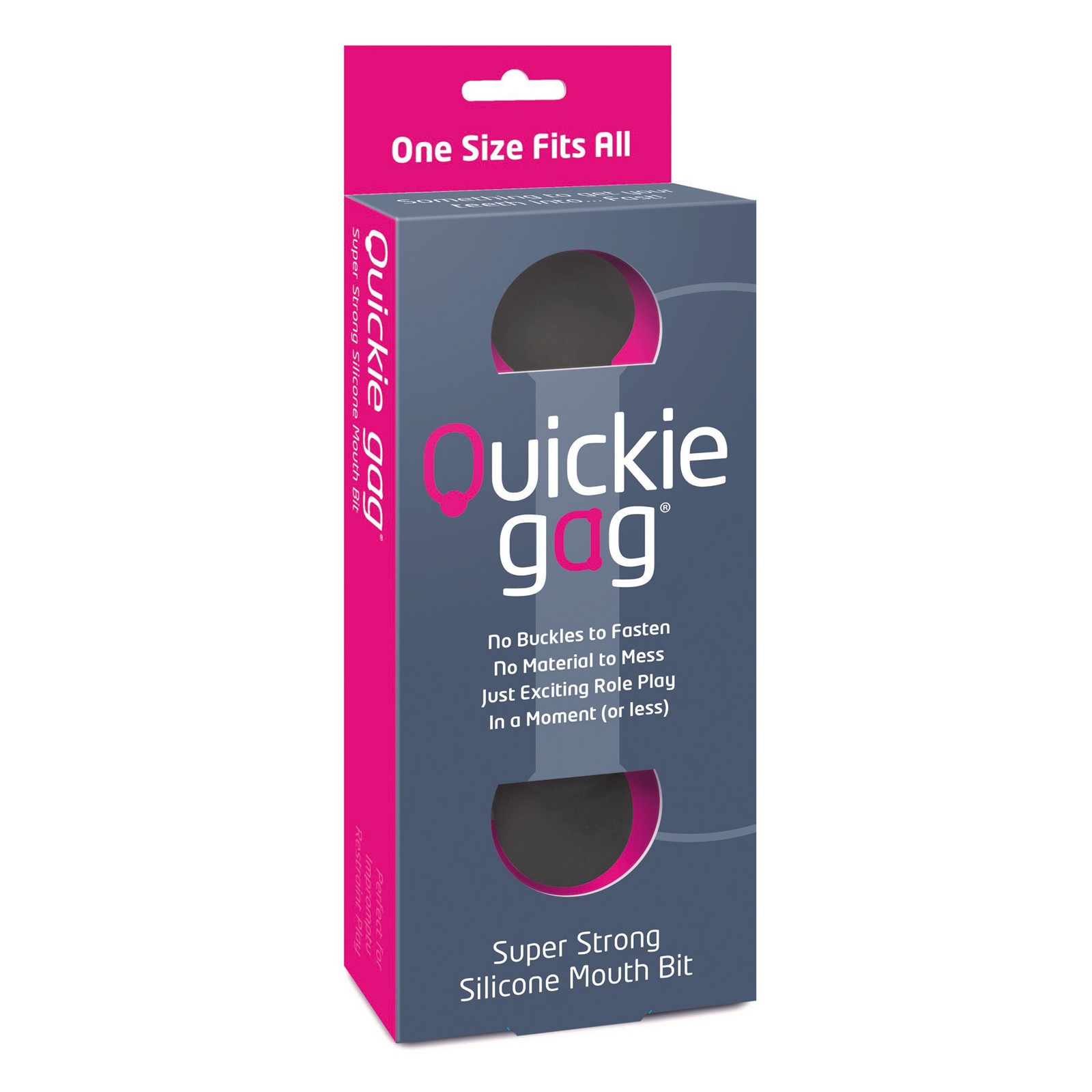 Quickie Bit Gag One Size Black Quickie Bit Gag One Size Black