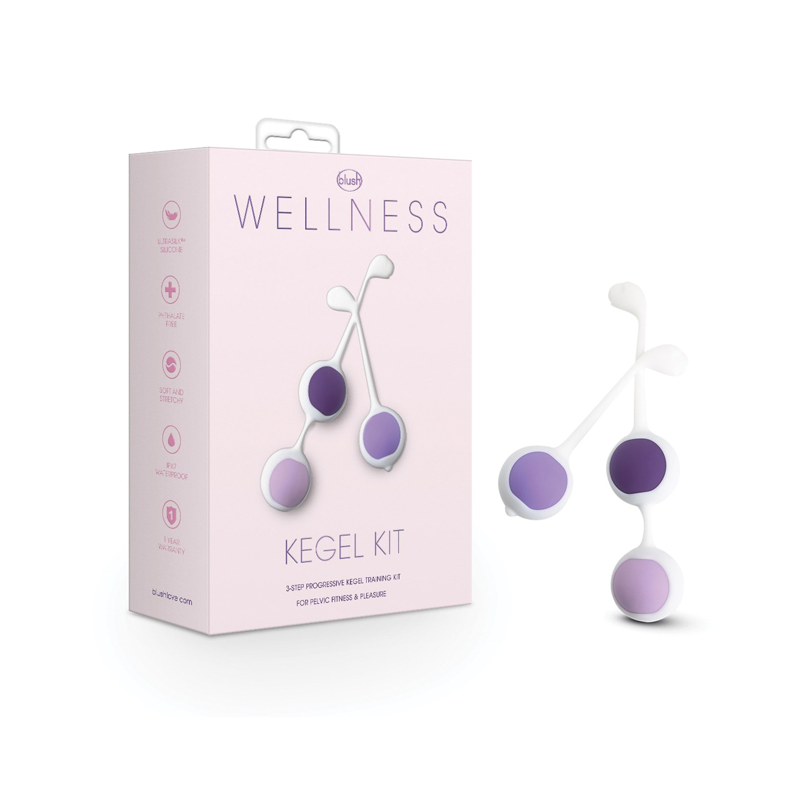 Blush Wellness Kit de Entrenamiento Kegel Púrpura Blush Wellness Kit de Entrenamiento Kegel Púrpura
