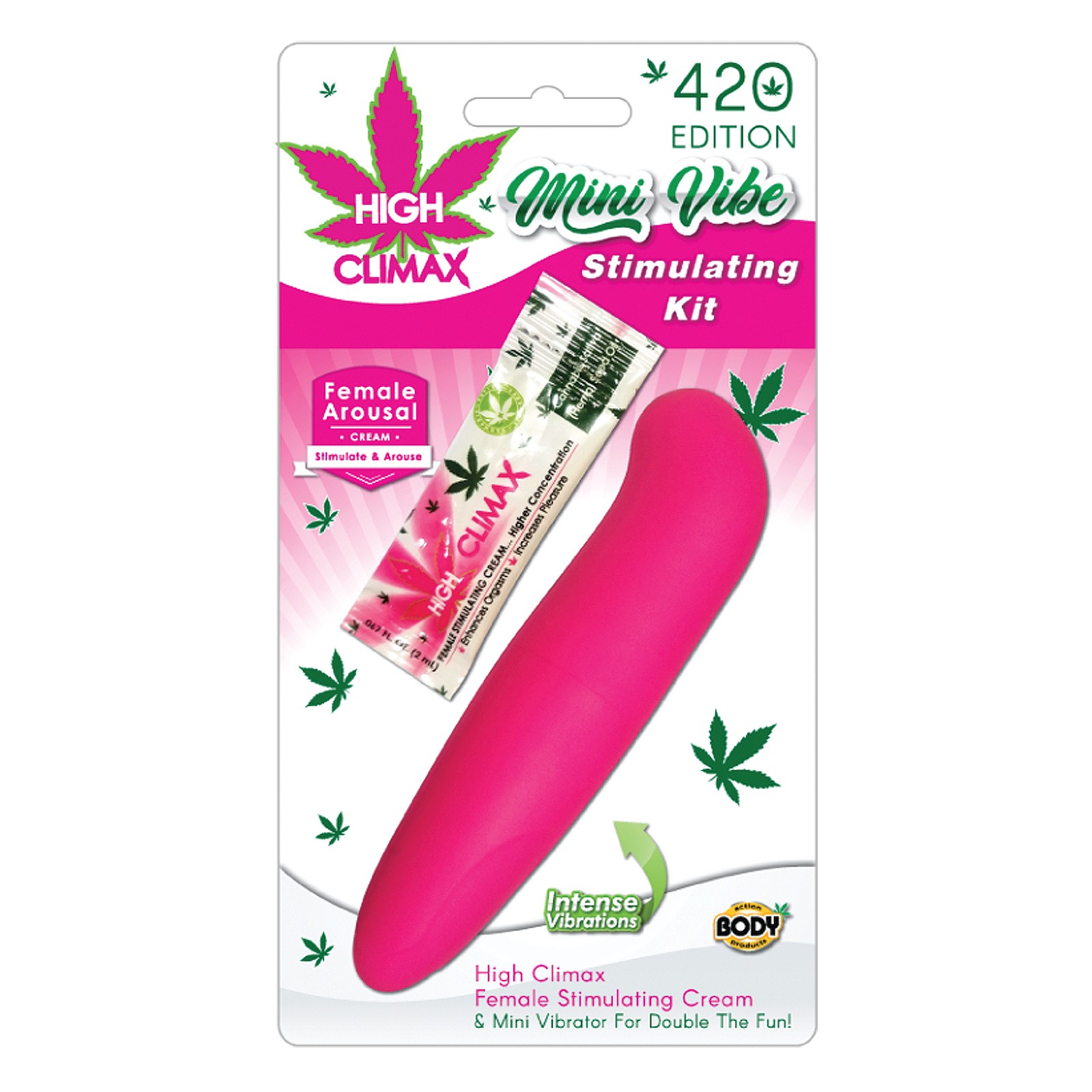 High Climax Mini Vibe Stimulating Kit Pink High Climax Mini Vibe Stimulating Kit Pink