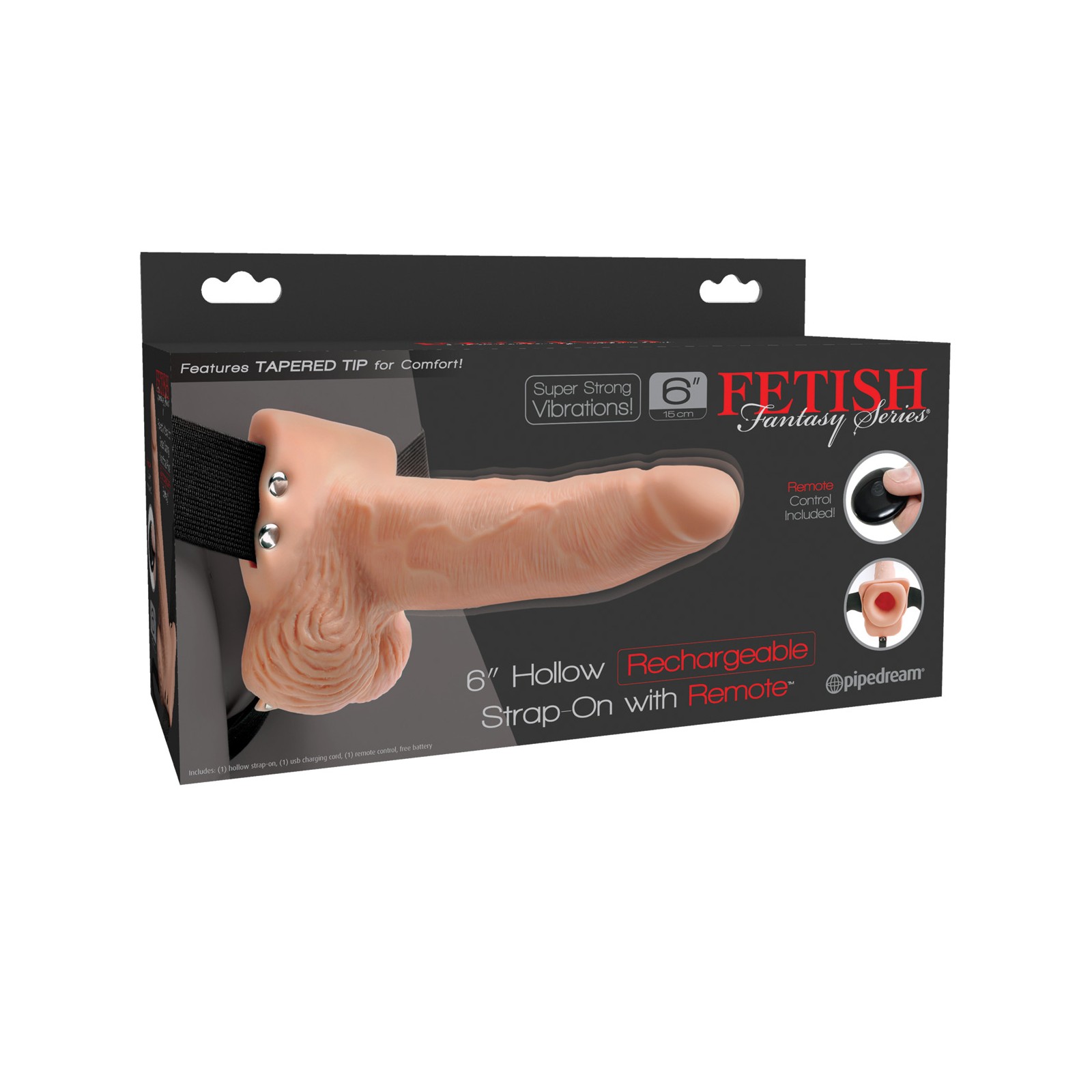 Fetish Fantasy Estribo Hueco Recargable con Control Remoto Flesh Fetish Fantasy Estribo Hueco Recargable con Control Remoto Flesh