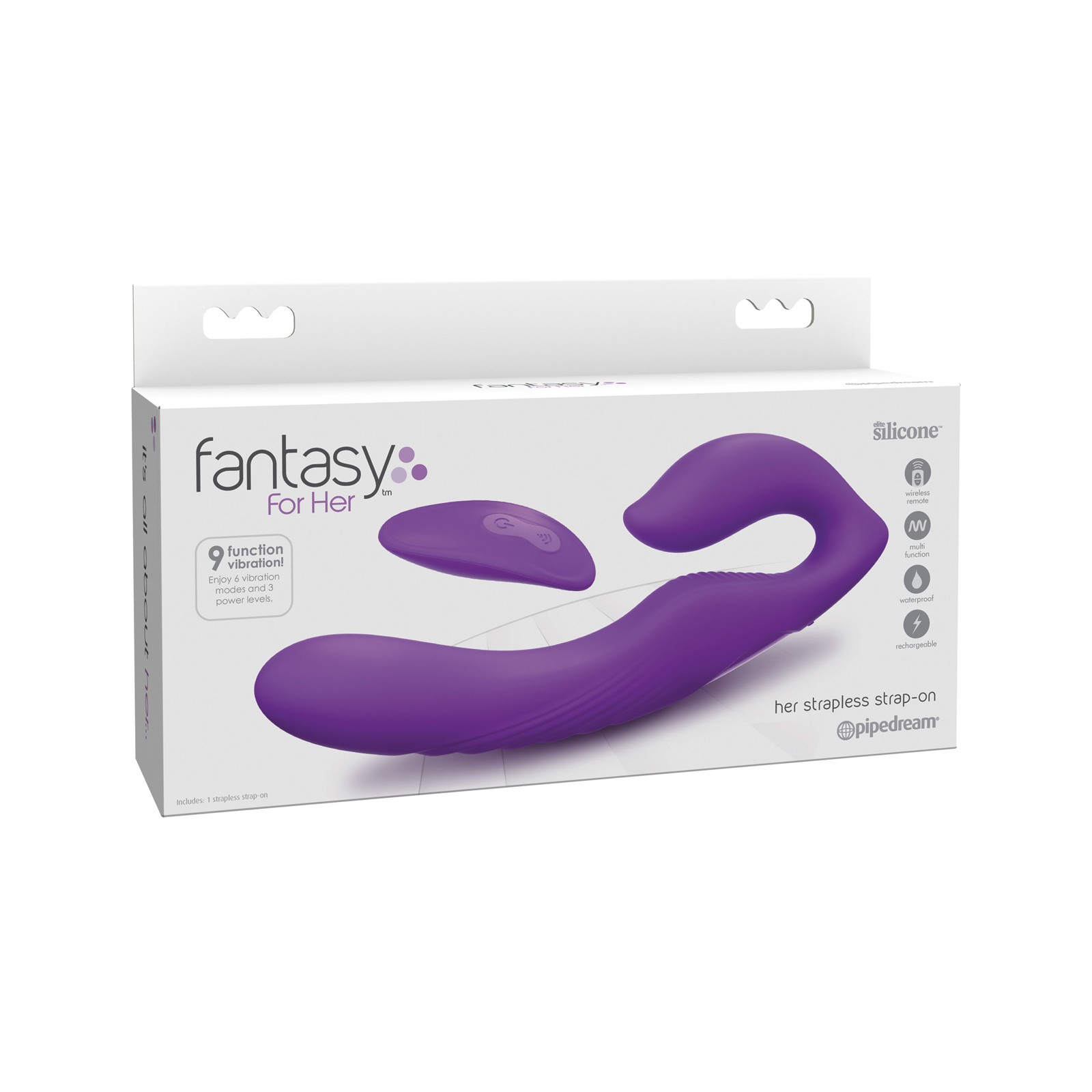 Ultimate Strapless Strap-On para Parejas - Púrpura Ultimate Strapless Strap-On para Parejas - Púrpura