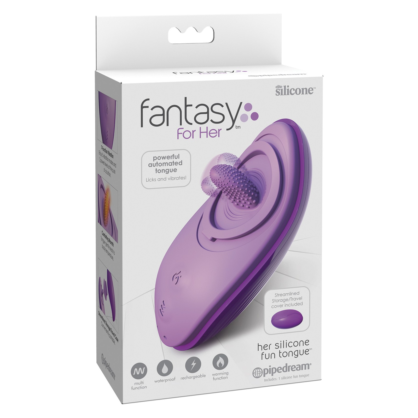Fantasy for Her Silicone Fun Tongue - Ultimate Oral Stimulation Fantasy for Her Silicone Fun Tongue - Ultimate Oral Stimulation