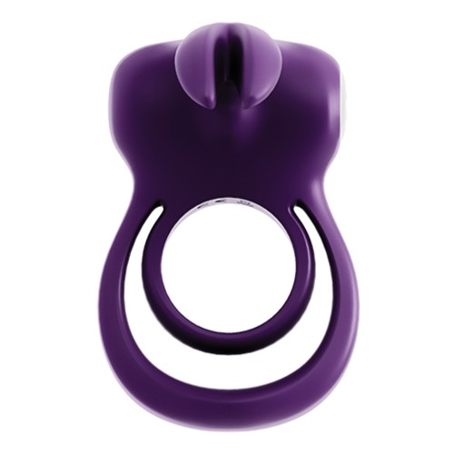 Anillo Doble Recargable VeDO Thunder Bunny - Púrpura Perfecto