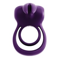 Anillo Doble Recargable VeDO Thunder Bunny - Púrpura Perfecto