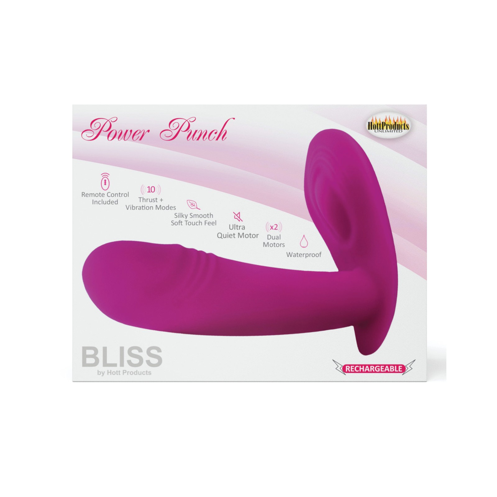 Vibrador Thrusting Bliss Power Punch - Placer Intenso Vibrador Thrusting Bliss Power Punch - Placer Intenso