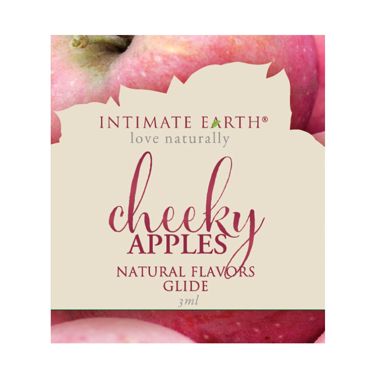 Intimate Earth Oil Foil 3ml Cheeky Apples Intimate Earth Oil Foil 3ml Cheeky Apples