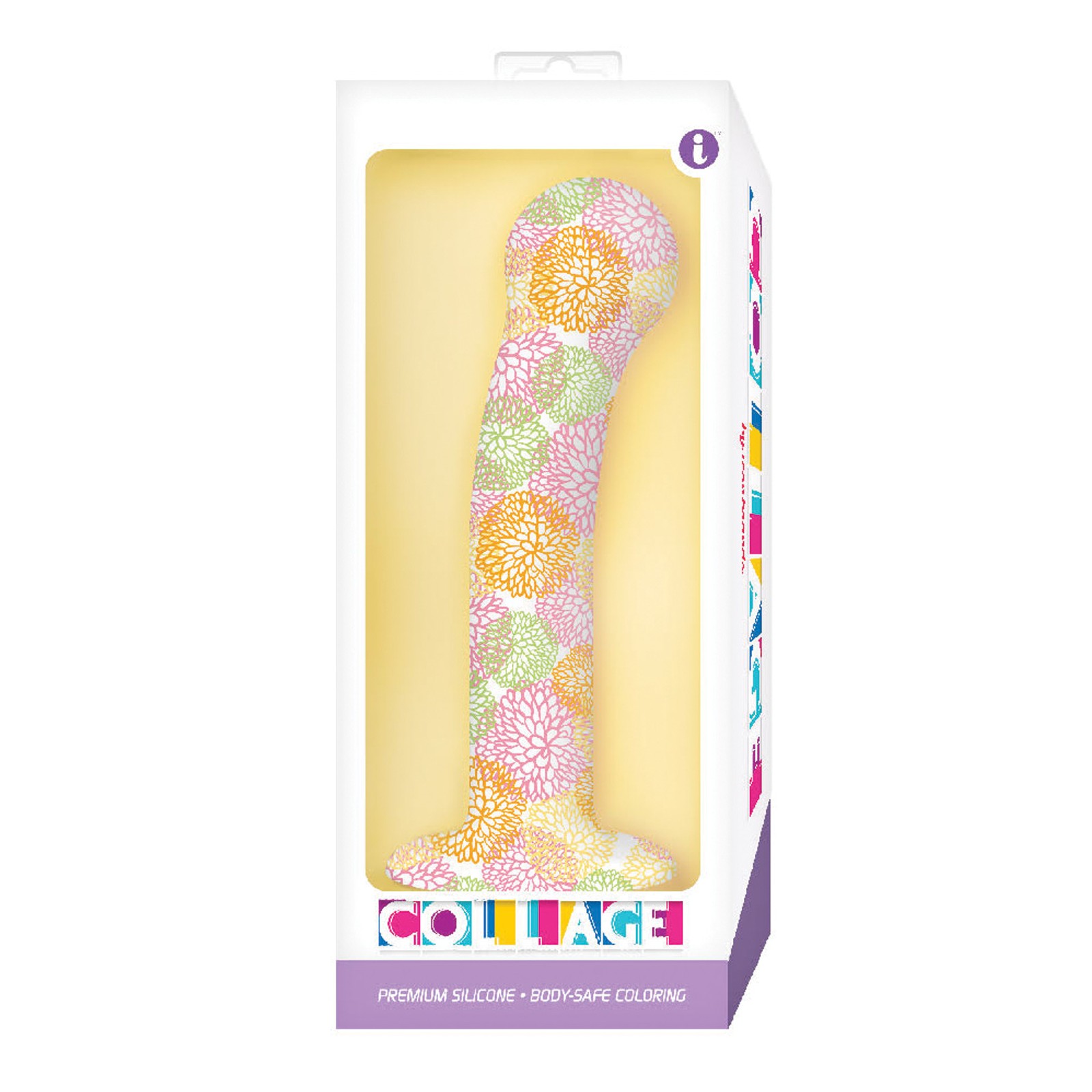 Collage G Spot Silicone Dildo - Pleasure Defined Collage G Spot Silicone Dildo - Pleasure Defined