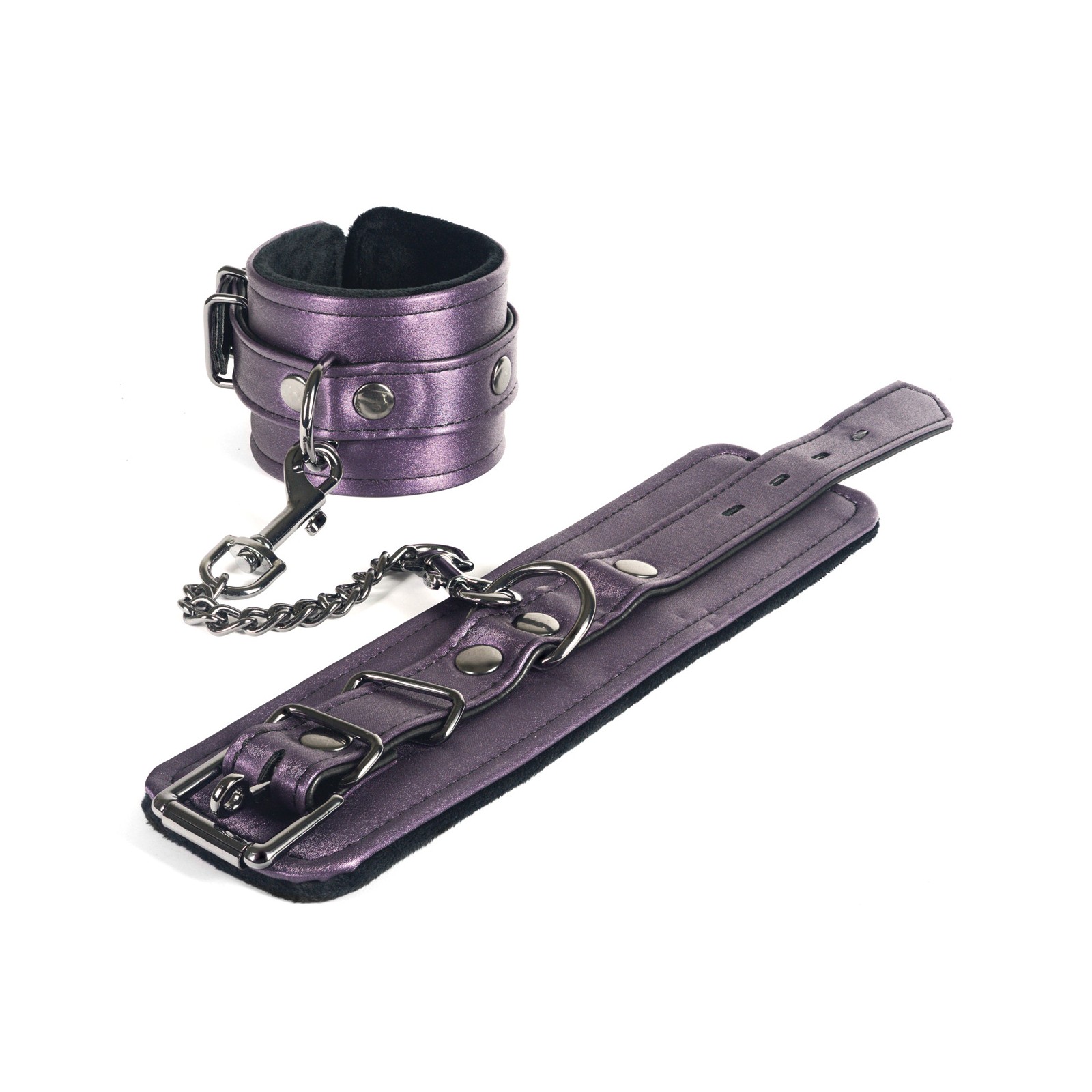 Spartacus Galaxy Faux Leather Wrist Restraints for BDSM Spartacus Galaxy Faux Leather Wrist Restraints for BDSM