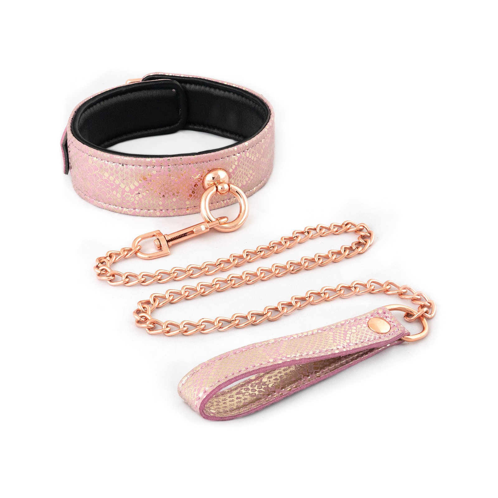 Collar y Correa de Microfibra Spartacus - Rosa Collar y Correa de Microfibra Spartacus - Rosa
