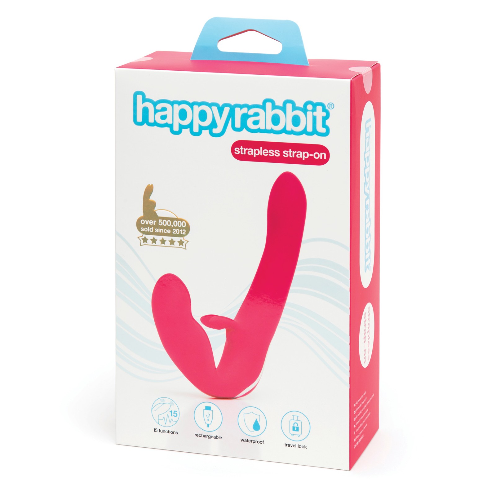 Happy Rabbit Strapless Strap-On - Rosa Happy Rabbit Strapless Strap-On - Rosa