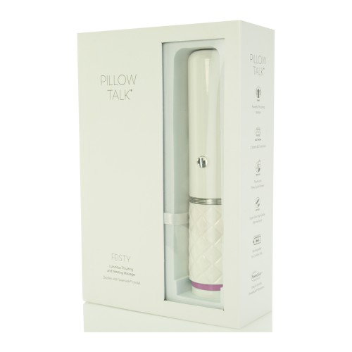Pillow Talk Feisty - Rechargeable Thrusting Vibrator in Pink