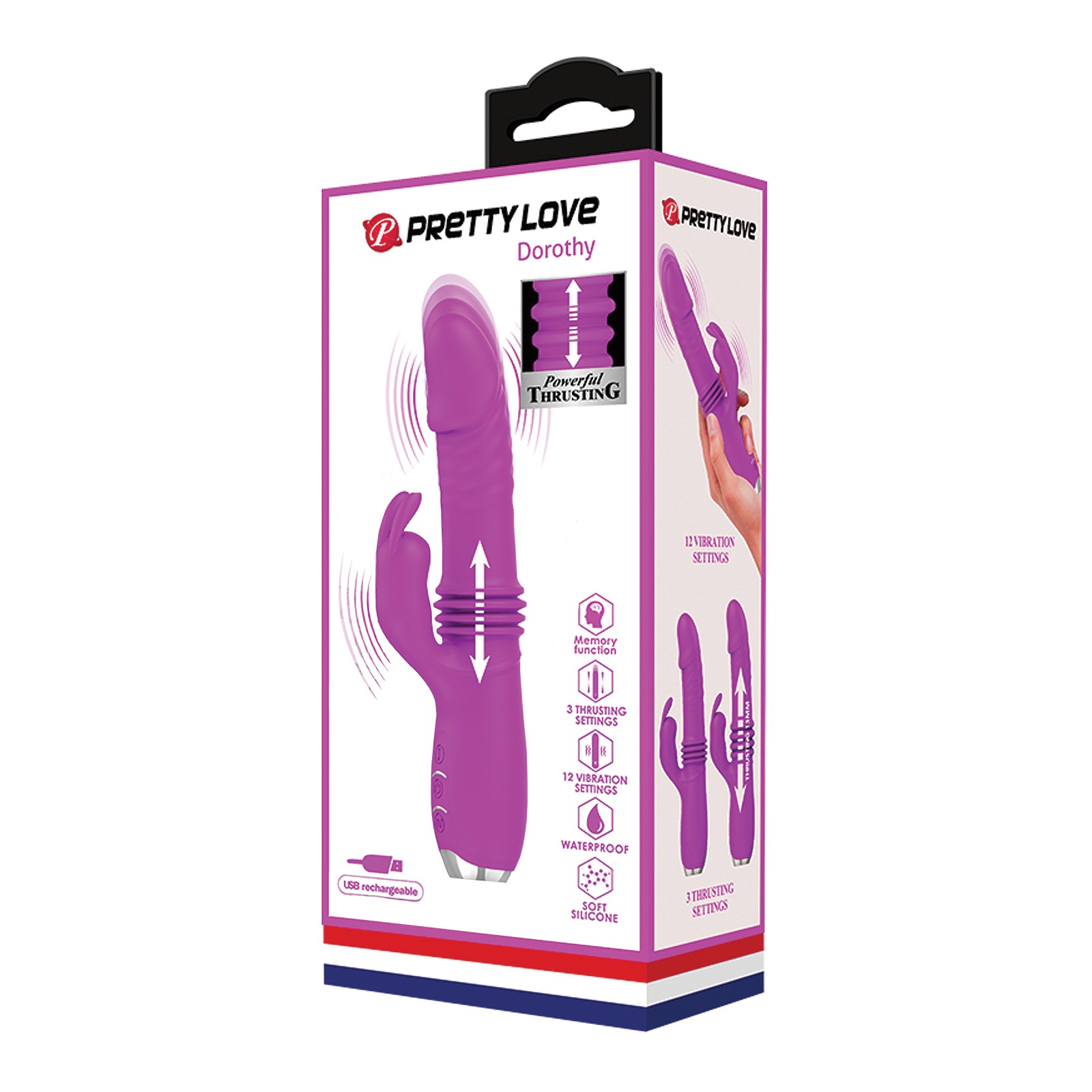 Conejito Vibrador Dorothy Thrusting Fucsia Conejito Vibrador Dorothy Thrusting Fucsia