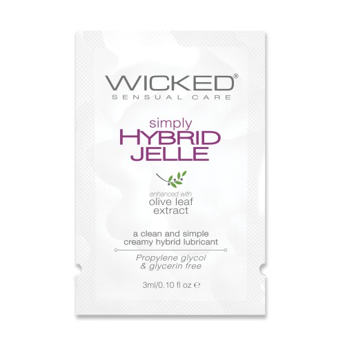 Wicked Simply Hybrid Jelle Lubricant .1 oz