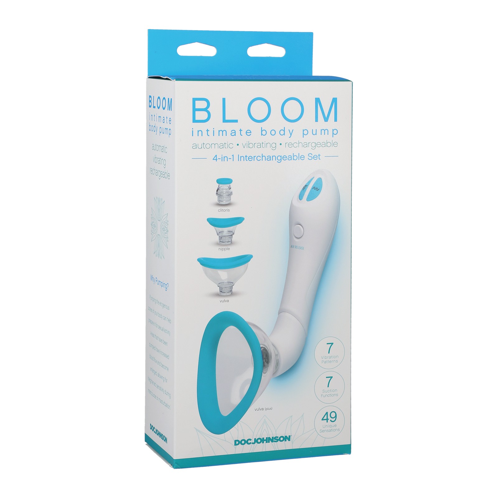 Bloom Intimate Body Pump - Automatic Vibrating and Rechargeable Bloom Intimate Body Pump - Automatic Vibrating and Rechargeable