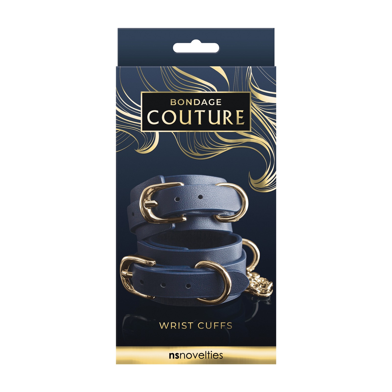 Esposas de Vinilo Bondage Couture Azul Esposas de Vinilo Bondage Couture Azul