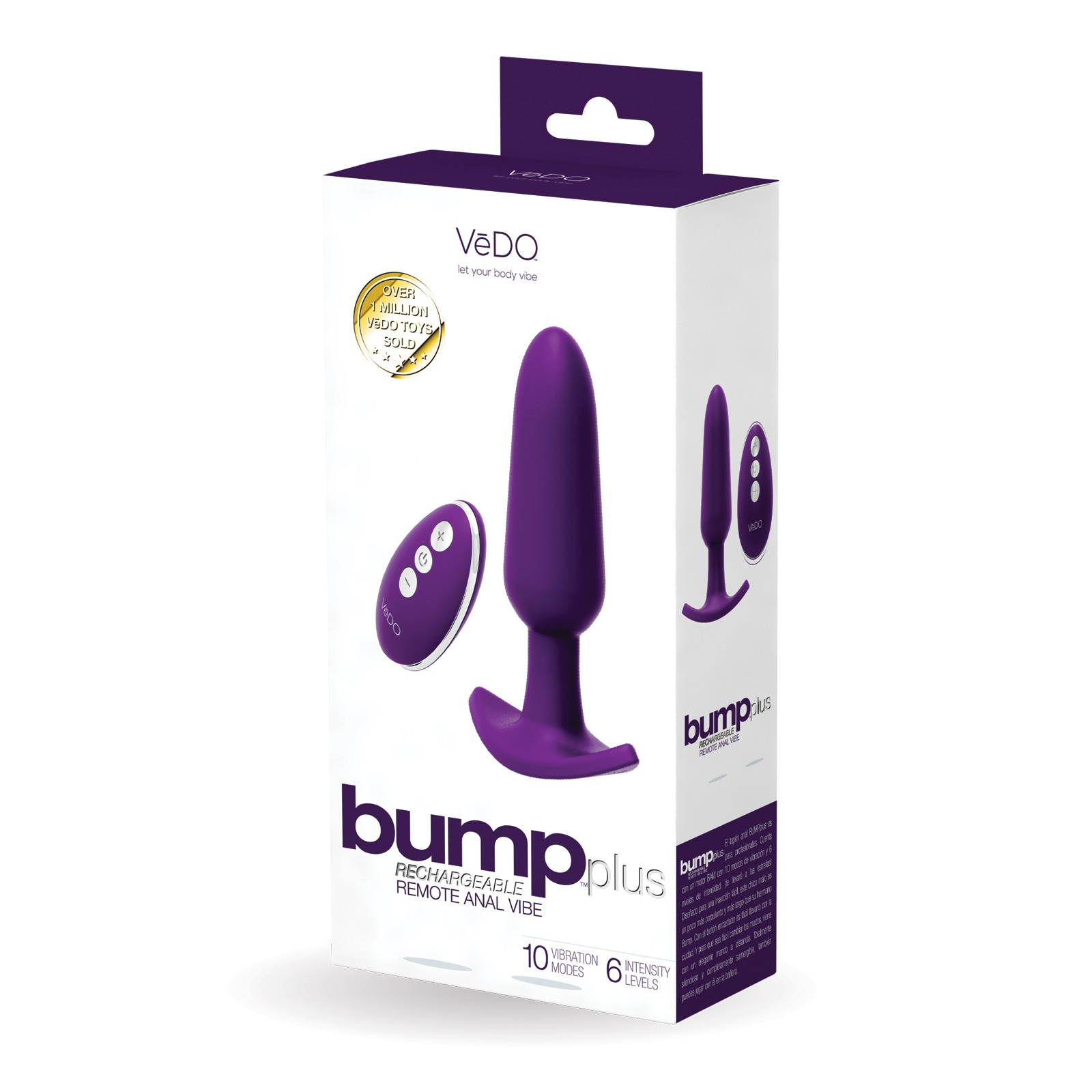 VeDO Bump Plus Vibe Anal Control Remoto VeDO Bump Plus Vibe Anal Control Remoto