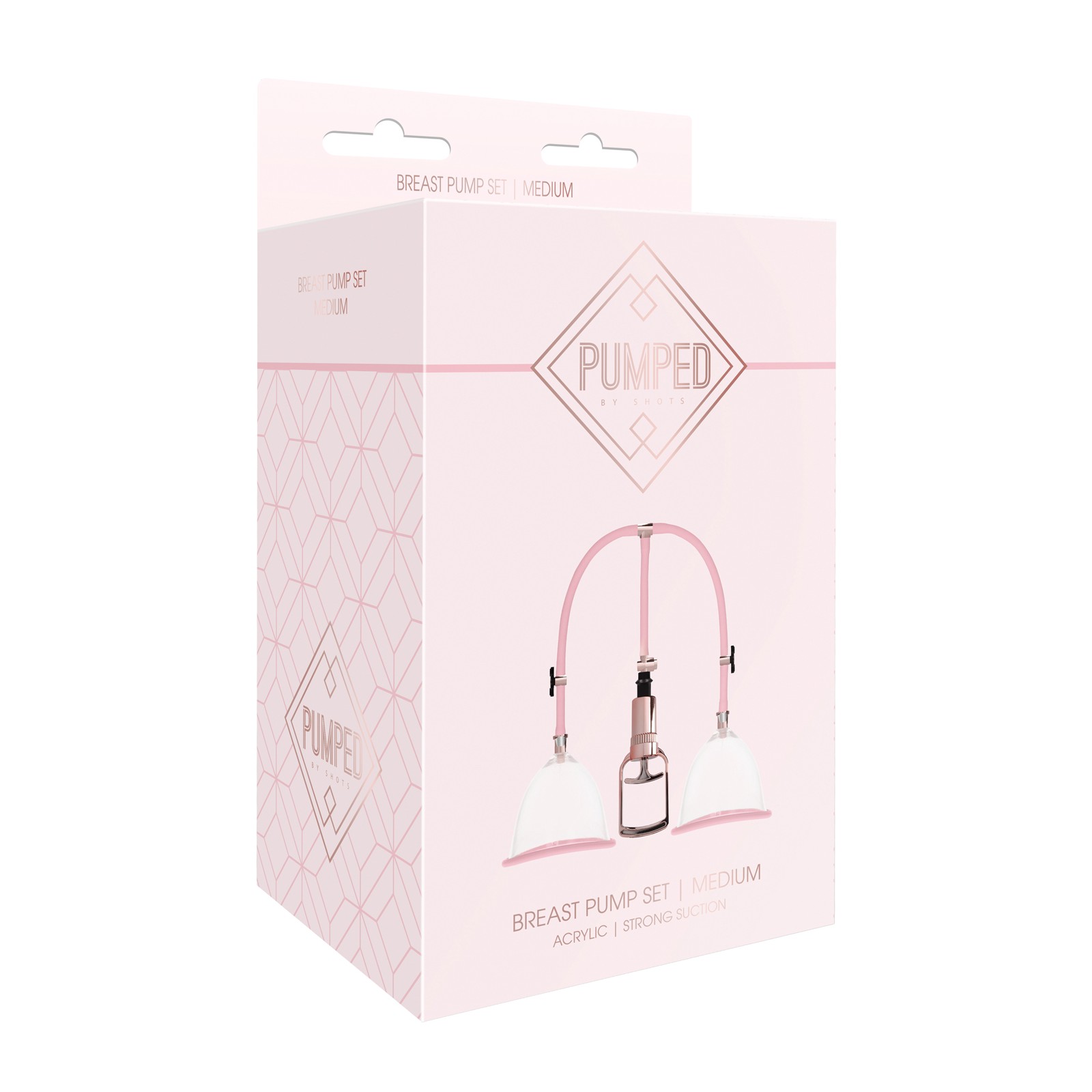 Shots Pumped Breast Pump Set Medium Rose Gold Shots Pumped Breast Pump Set Medium Rose Gold