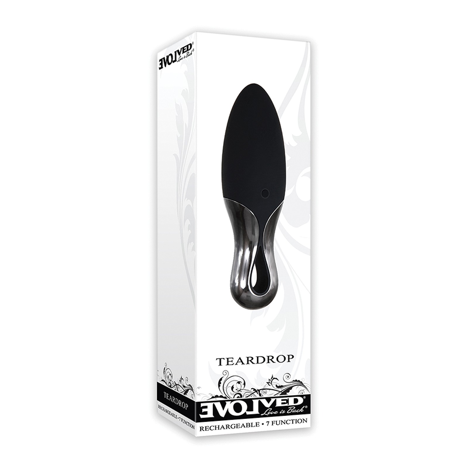 Vibrador en Forma de Gota Evolved en Negro Vibrador en Forma de Gota Evolved en Negro