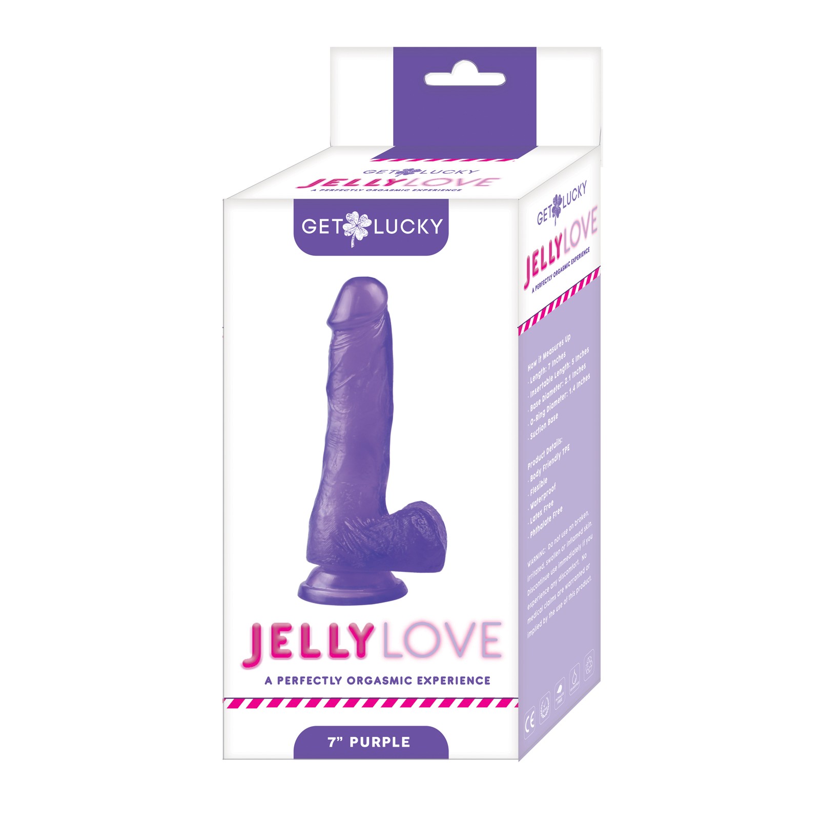 Get Lucky Purple Jelly Dildo - Realism Redefined Get Lucky Purple Jelly Dildo - Realism Redefined