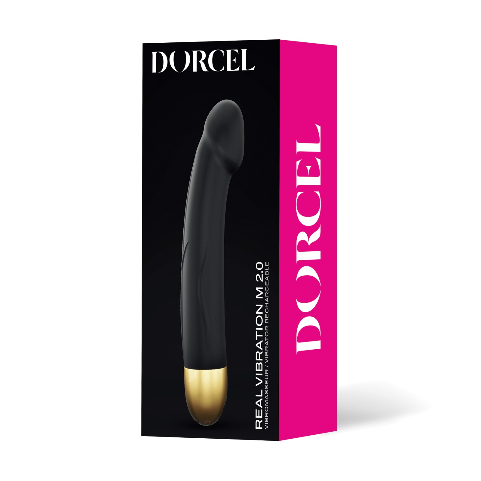 Dorcel Real Vibration M Vibrator Black Gold Dorcel Real Vibration M Vibrator Black Gold