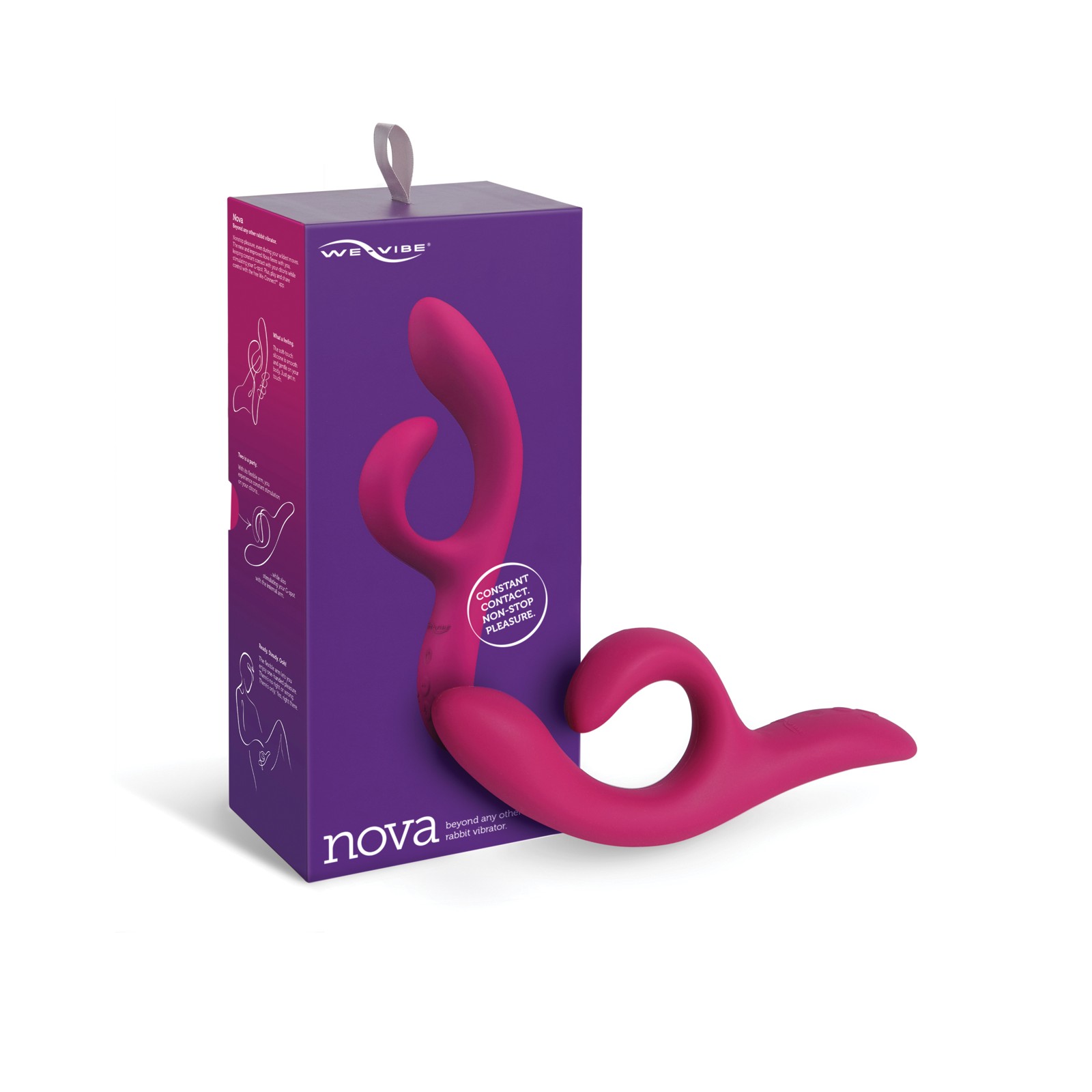 We Vibe Nova 2 Flexible Rabbit Fuchsia We Vibe Nova 2 Flexible Rabbit Fuchsia