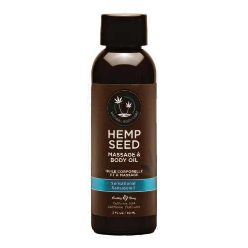 Aceite para Masaje y Cuerpo Earthly Body 2 oz Sunsational