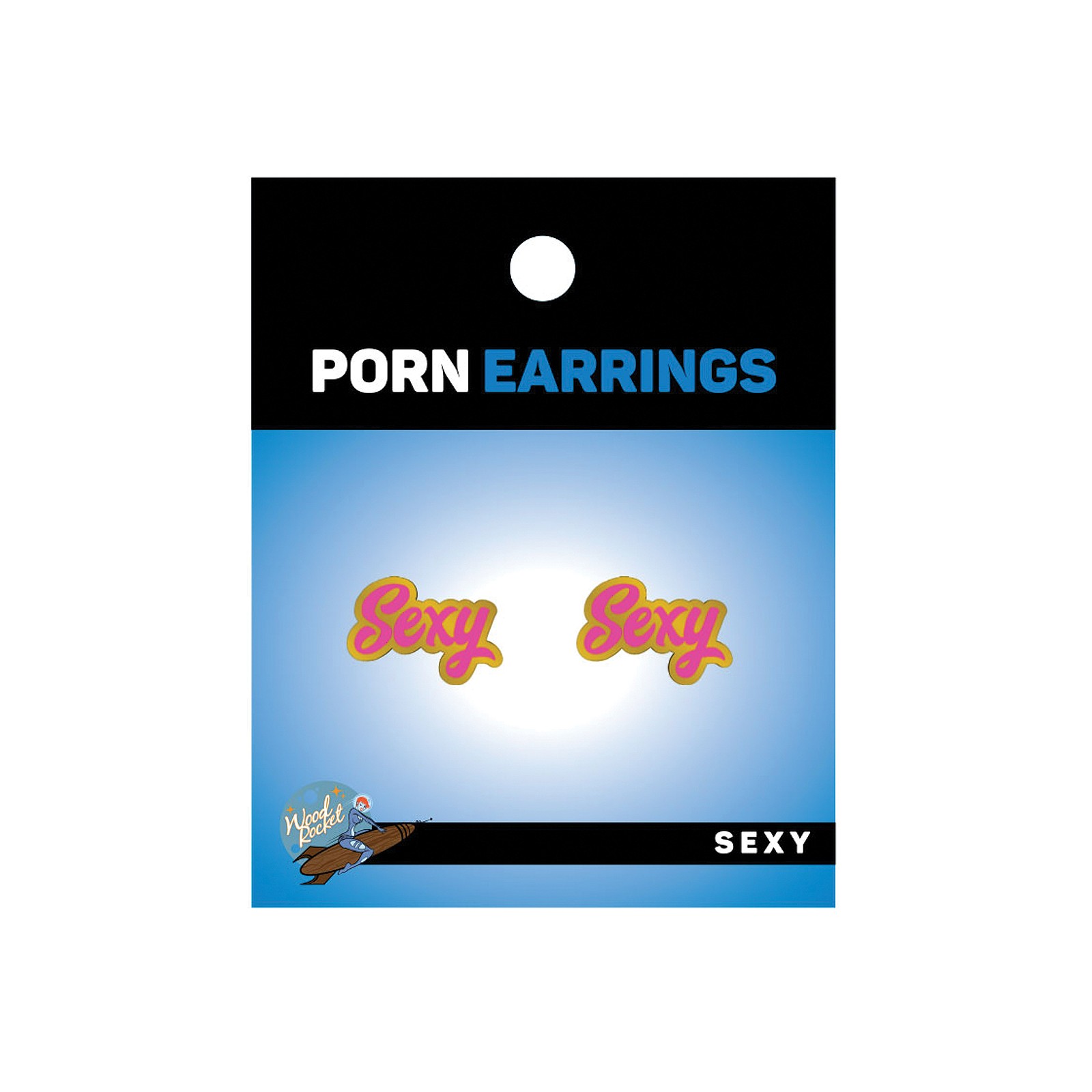 Pendientes Sexy Wood Rocket Pink Gold Pendientes Sexy Wood Rocket Pink Gold