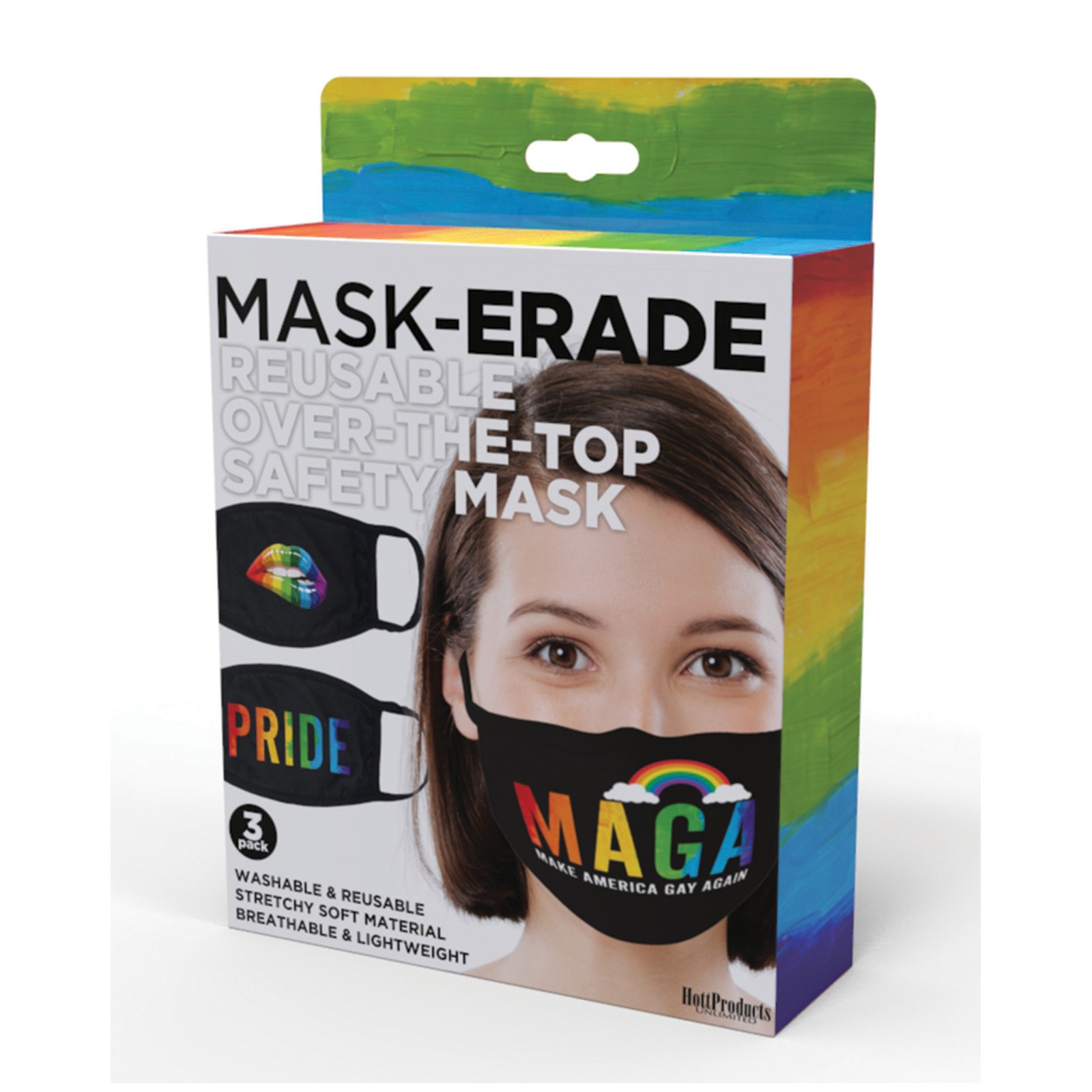 Pride Masks - Pack of 3 Pride Masks - Pack of 3