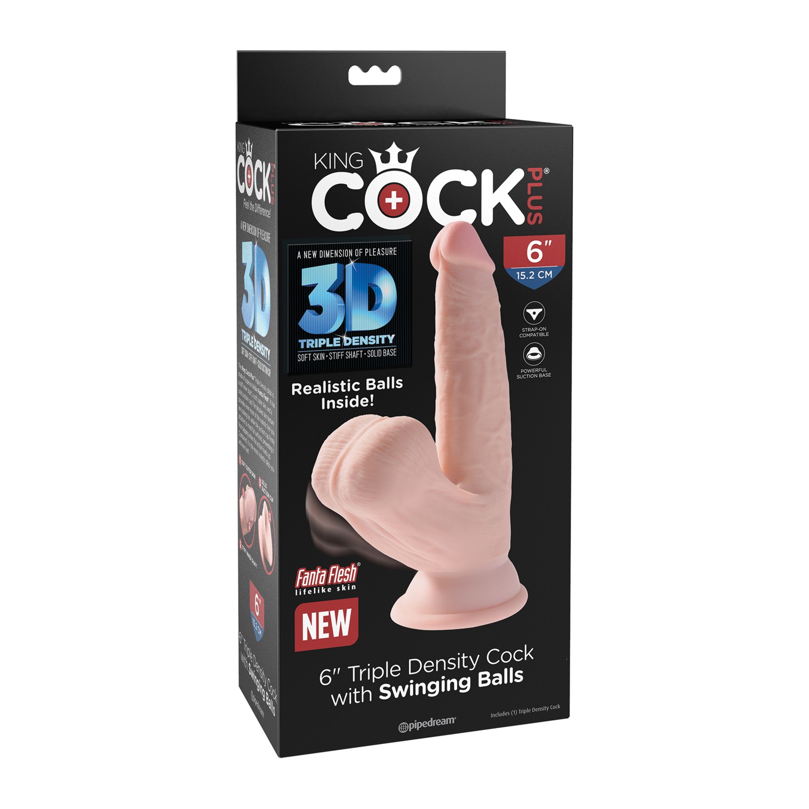 King Cock Plus Pene de Triple Densidad King Cock Plus Pene de Triple Densidad