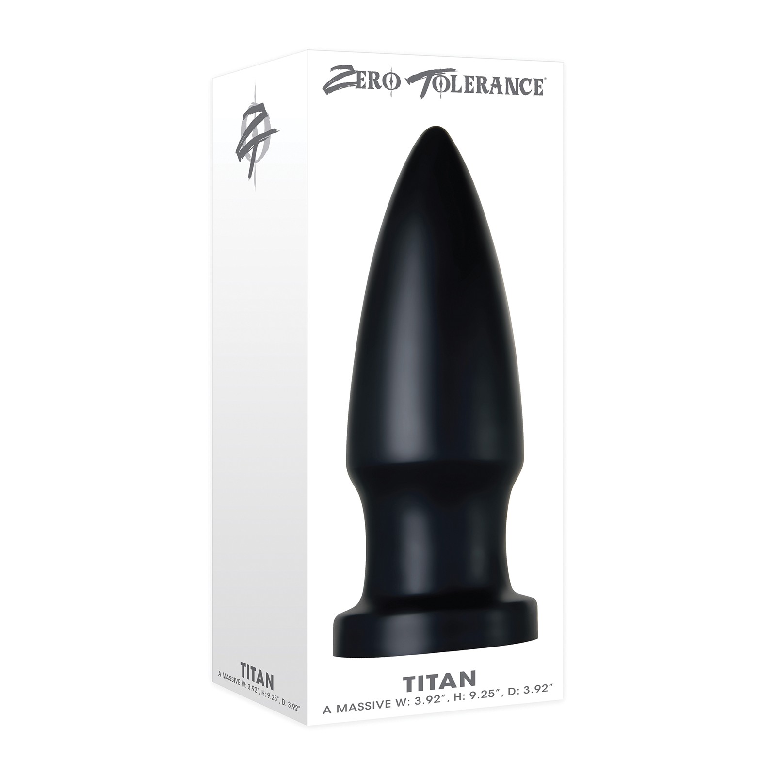 Zero Tolerance Titan Anal Plug - Black Zero Tolerance Titan Anal Plug - Black