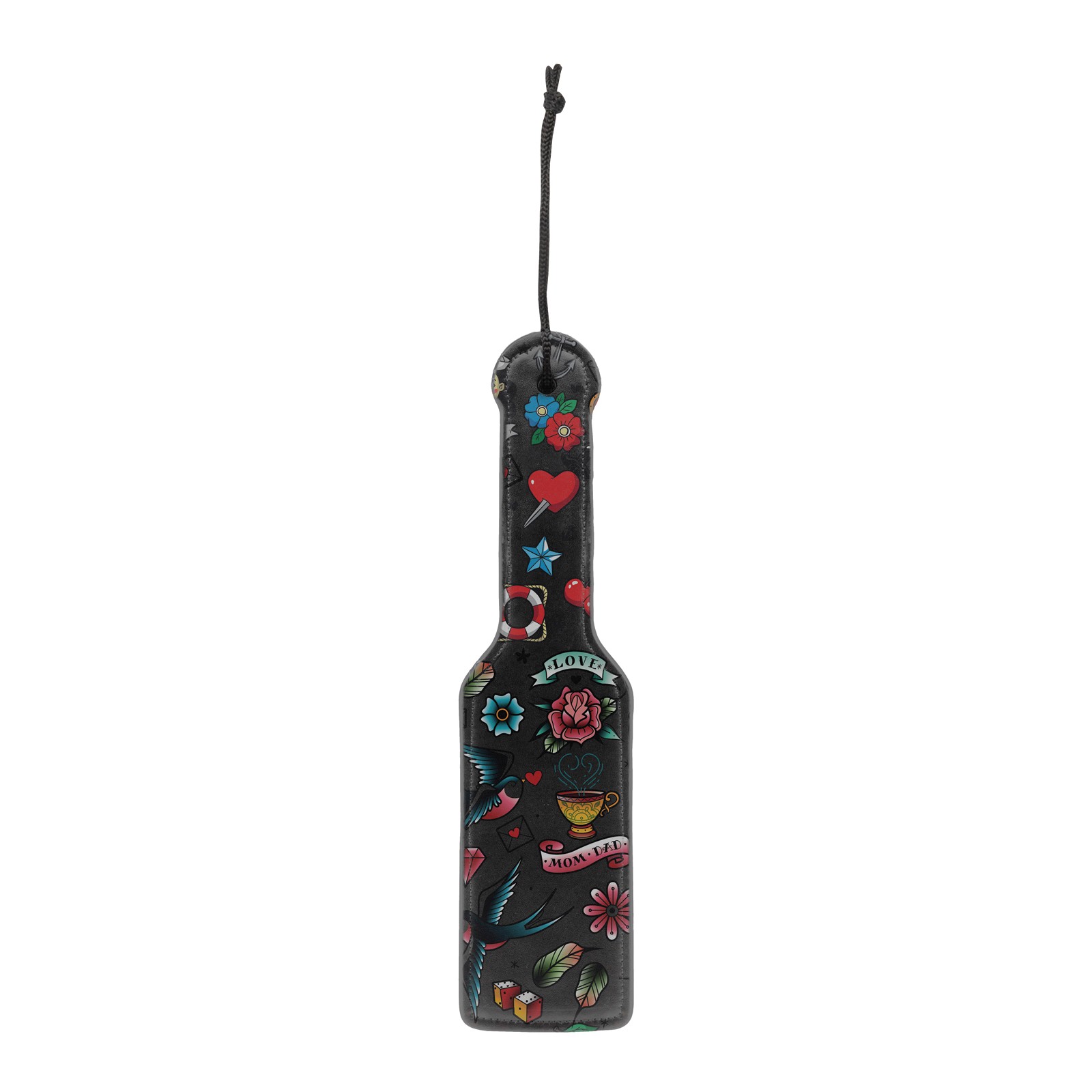 Shots Ouch Tattoo Style Paddle for BDSM Play Shots Ouch Tattoo Style Paddle for BDSM Play