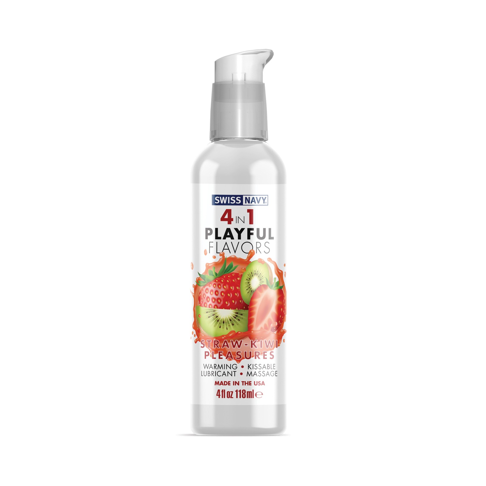 Swiss Navy 4 in 1 Playful Flavors Strawberry Kiwi Swiss Navy 4 in 1 Playful Flavors Strawberry Kiwi