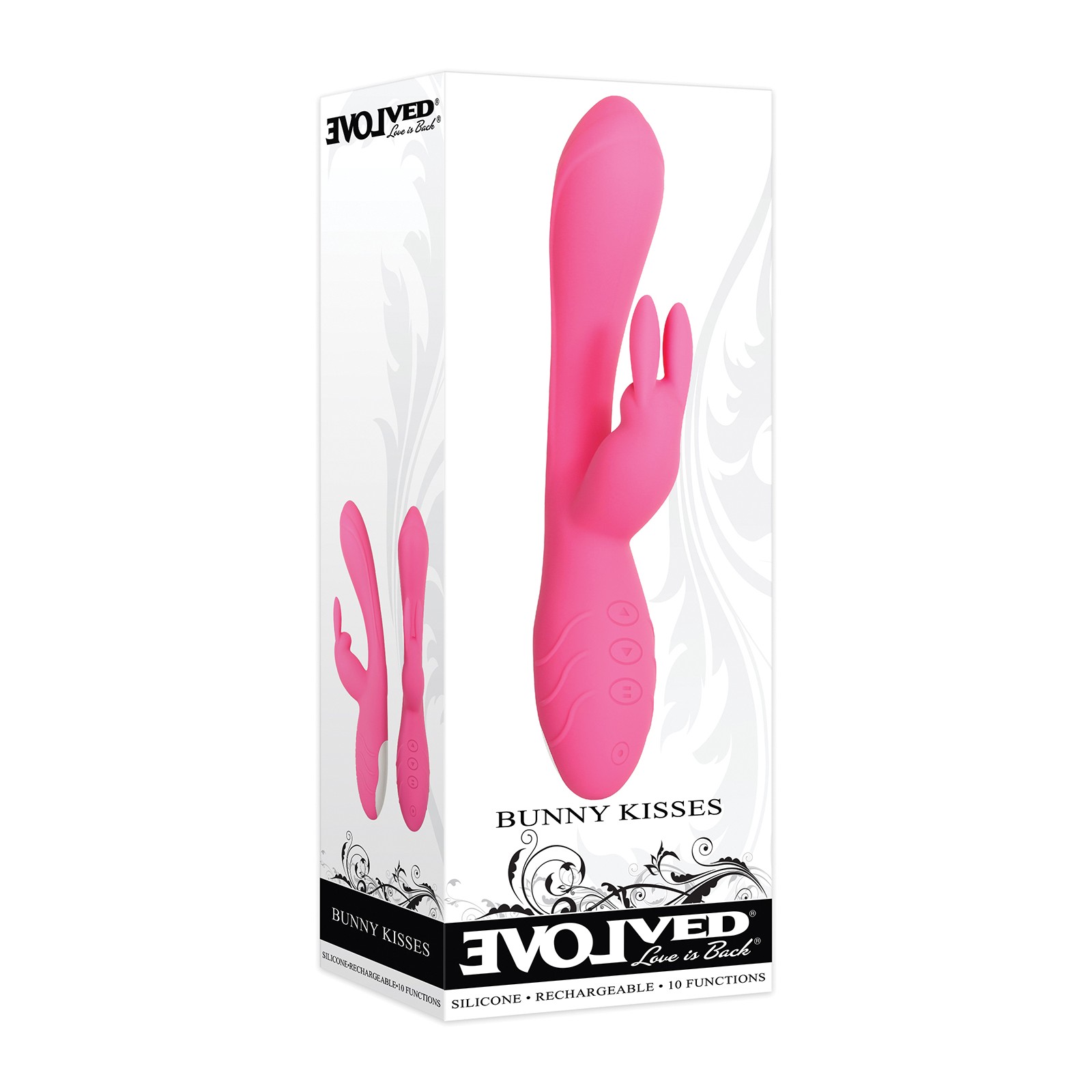 Evolved Bunny Kisses Vibrator Pink Evolved Bunny Kisses Vibrator Pink