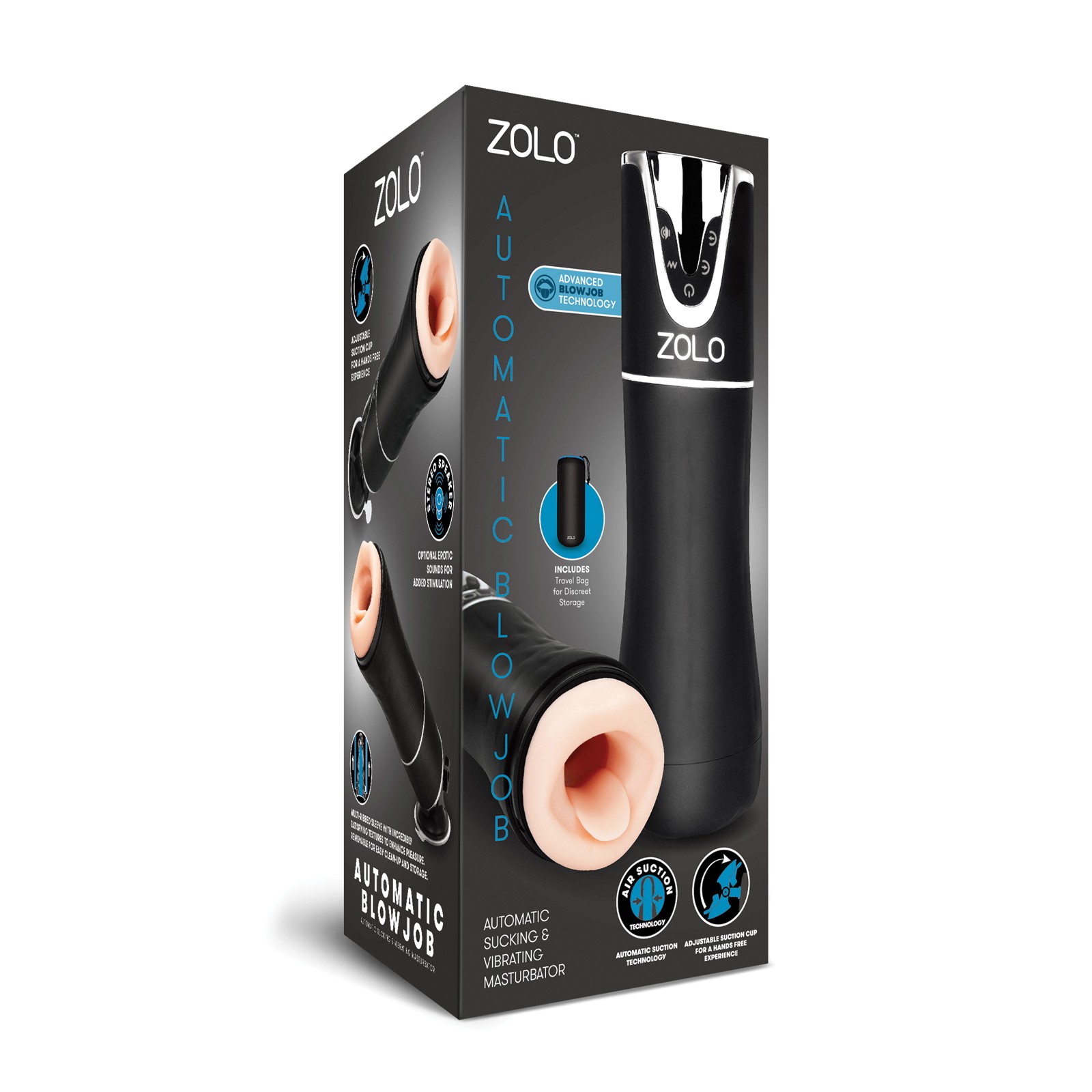 Masturbador ZOLO Automatic Blowjob para Satisfacción Máxima Masturbador ZOLO Automatic Blowjob para Satisfacción Máxima